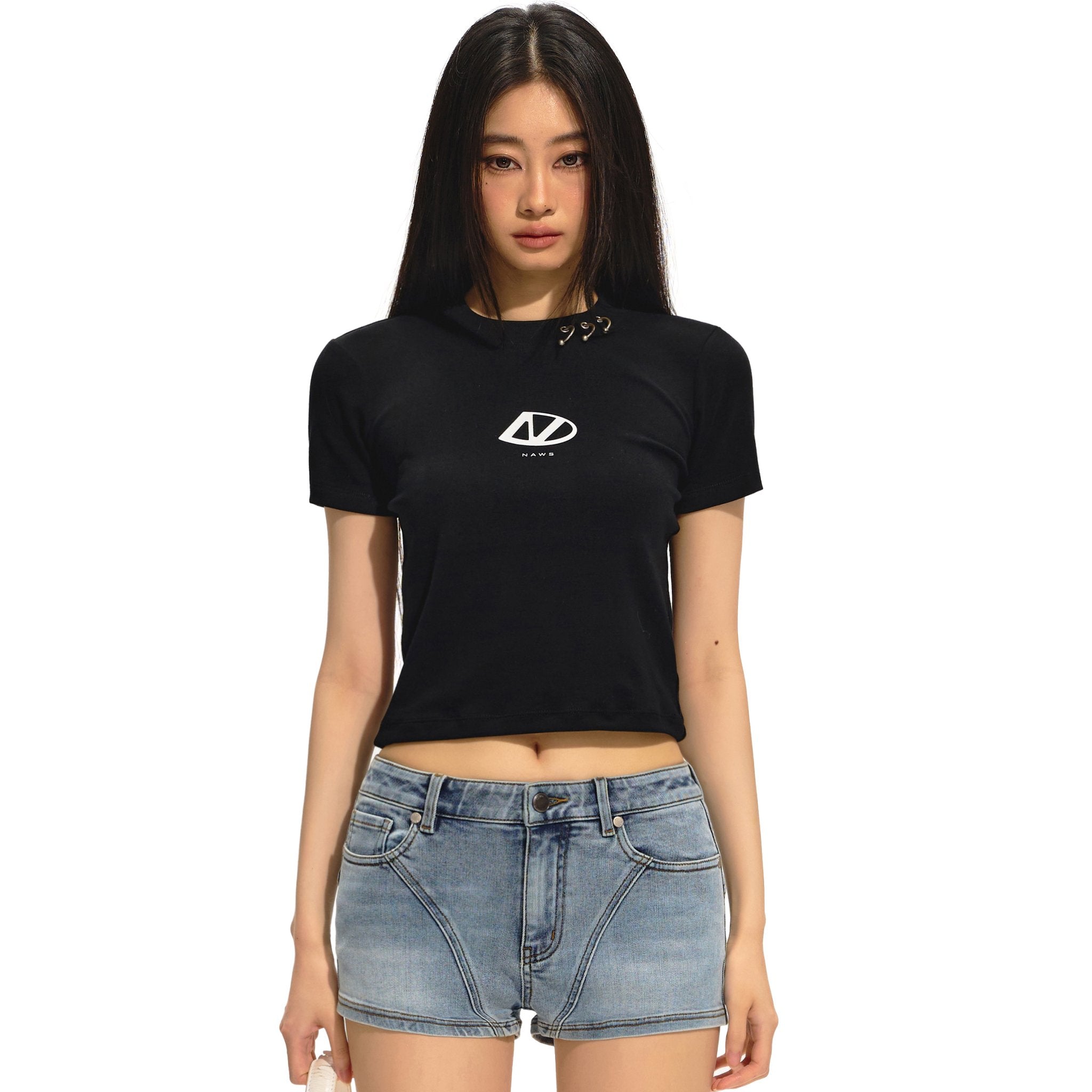 NAWS Slim Fit Cuddle Tee Black | MADA IN CHINA