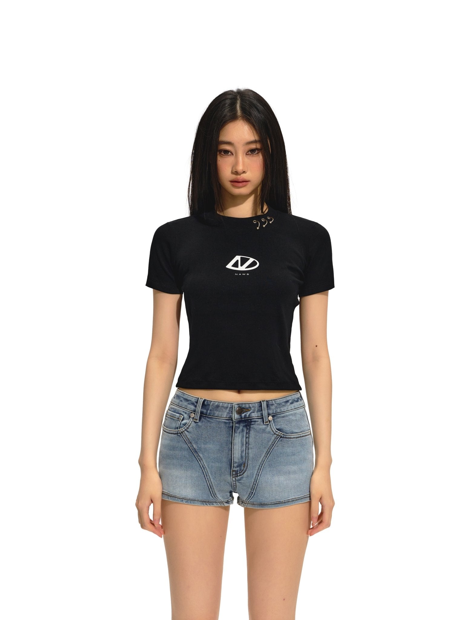 NAWS Slim Fit Cuddle Tee Black | MADA IN CHINA