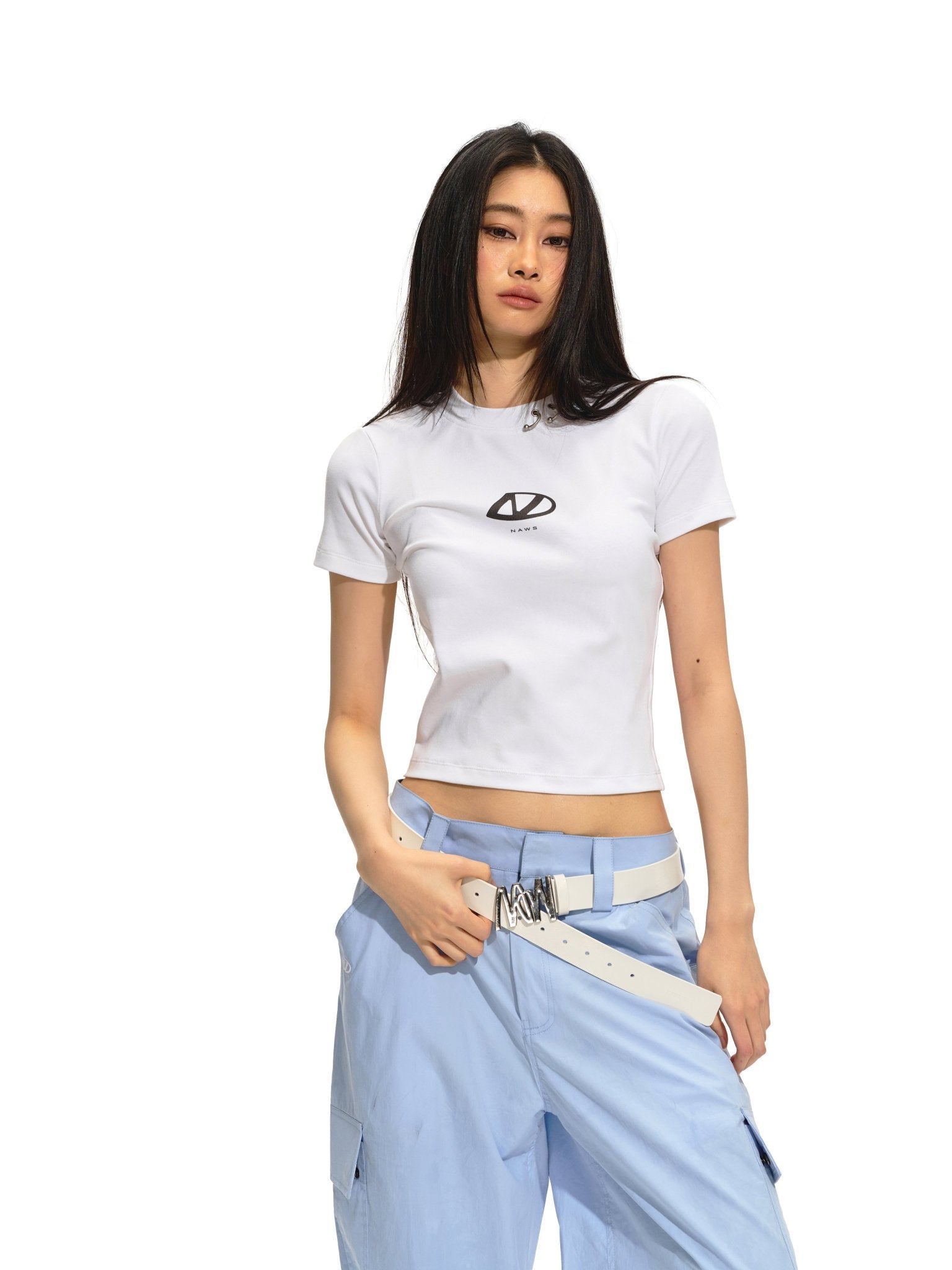 NAWS Slim Fit Cuddle Tee White | MADA IN CHINA