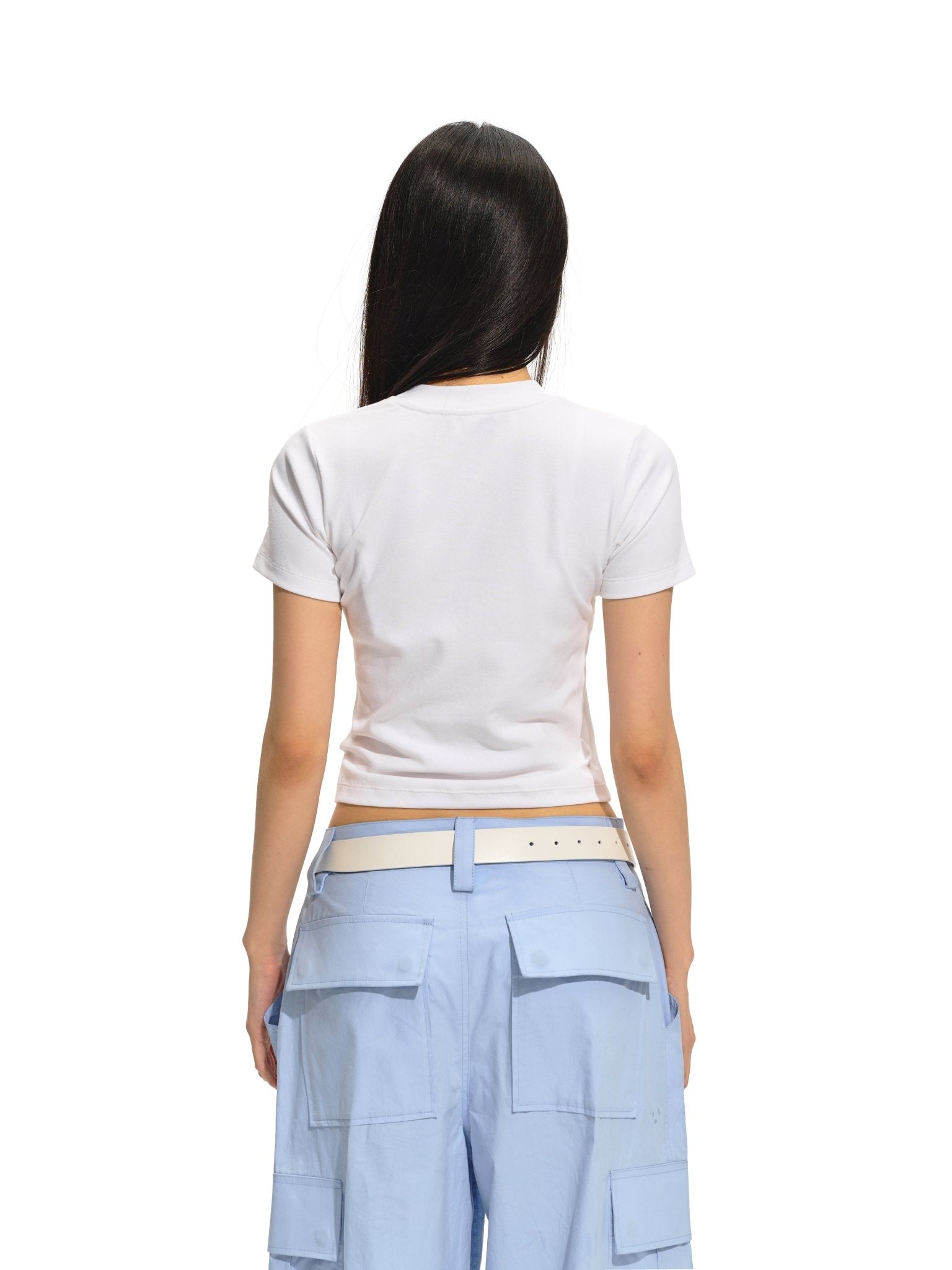 NAWS Slim Fit Cuddle Tee White | MADA IN CHINA