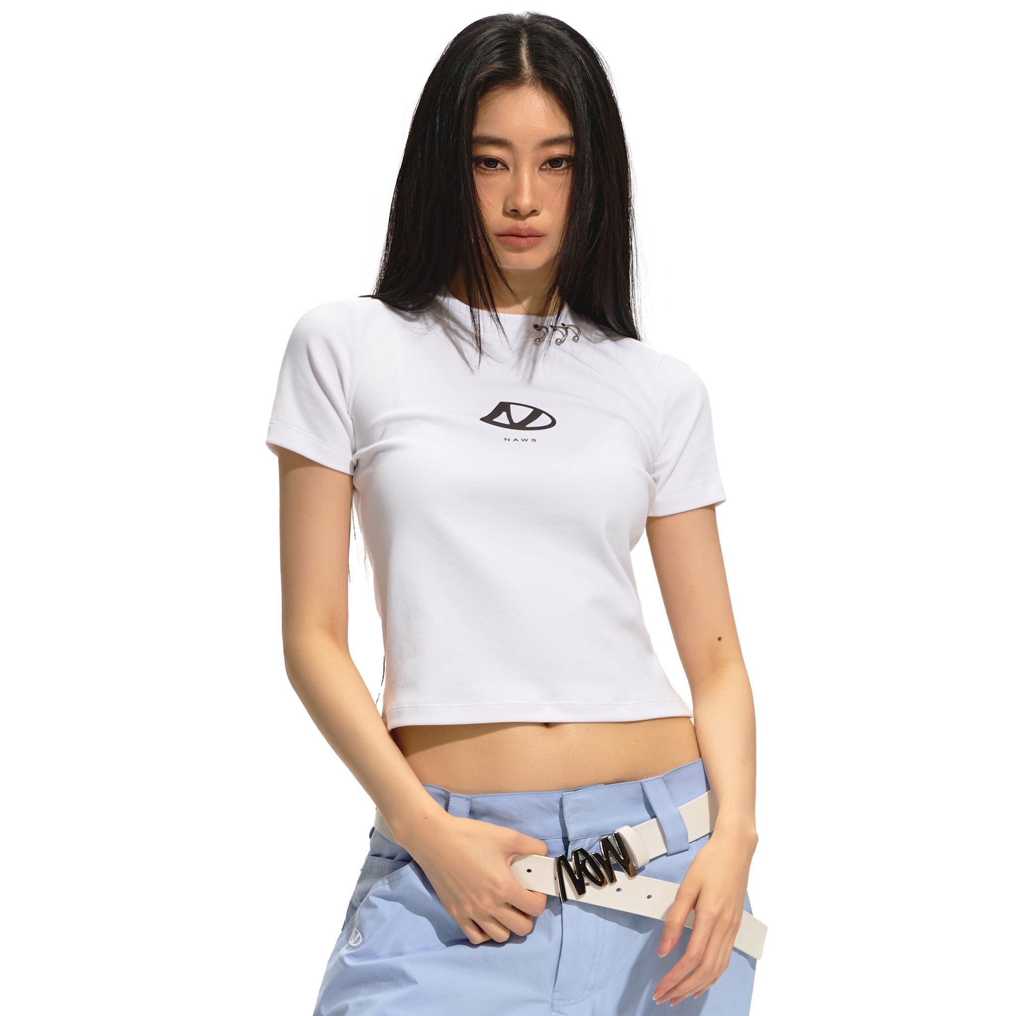 NAWS Slim Fit Cuddle Tee White | MADA IN CHINA