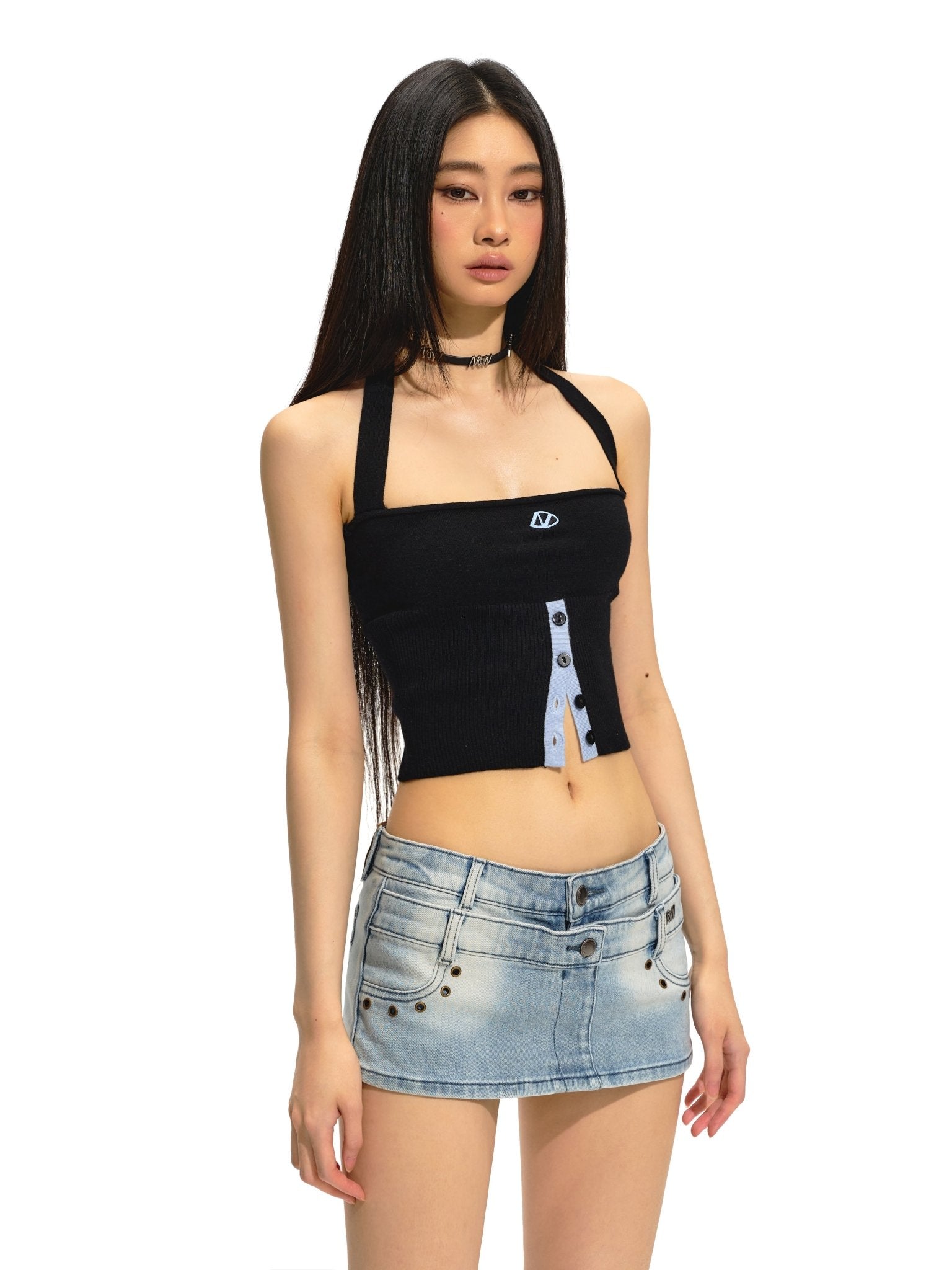 NAWS Slouchy Suspenders Black | MADA IN CHINA