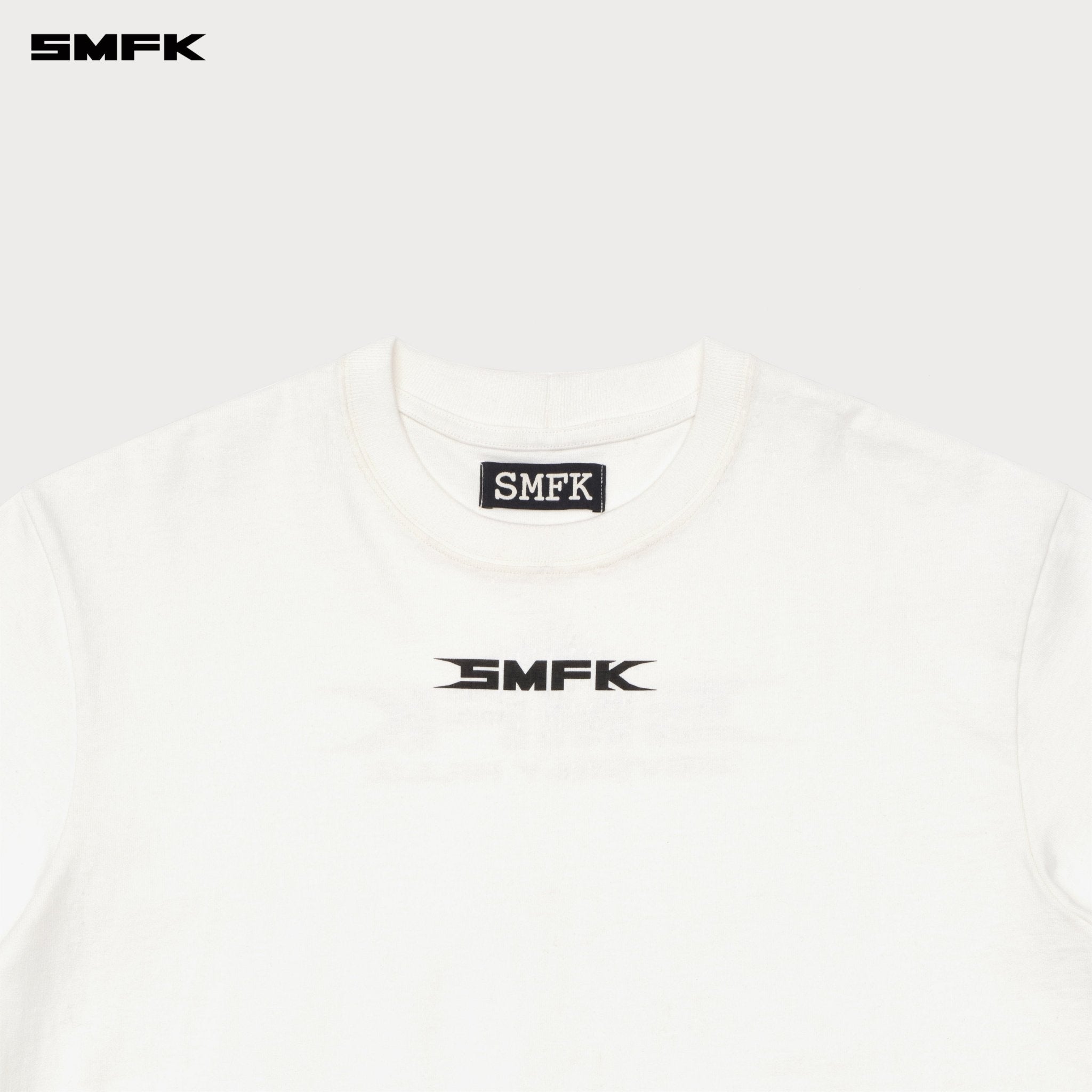 SMFK SMFK Beverly Hills Club Oversized Tee In White | MADAX