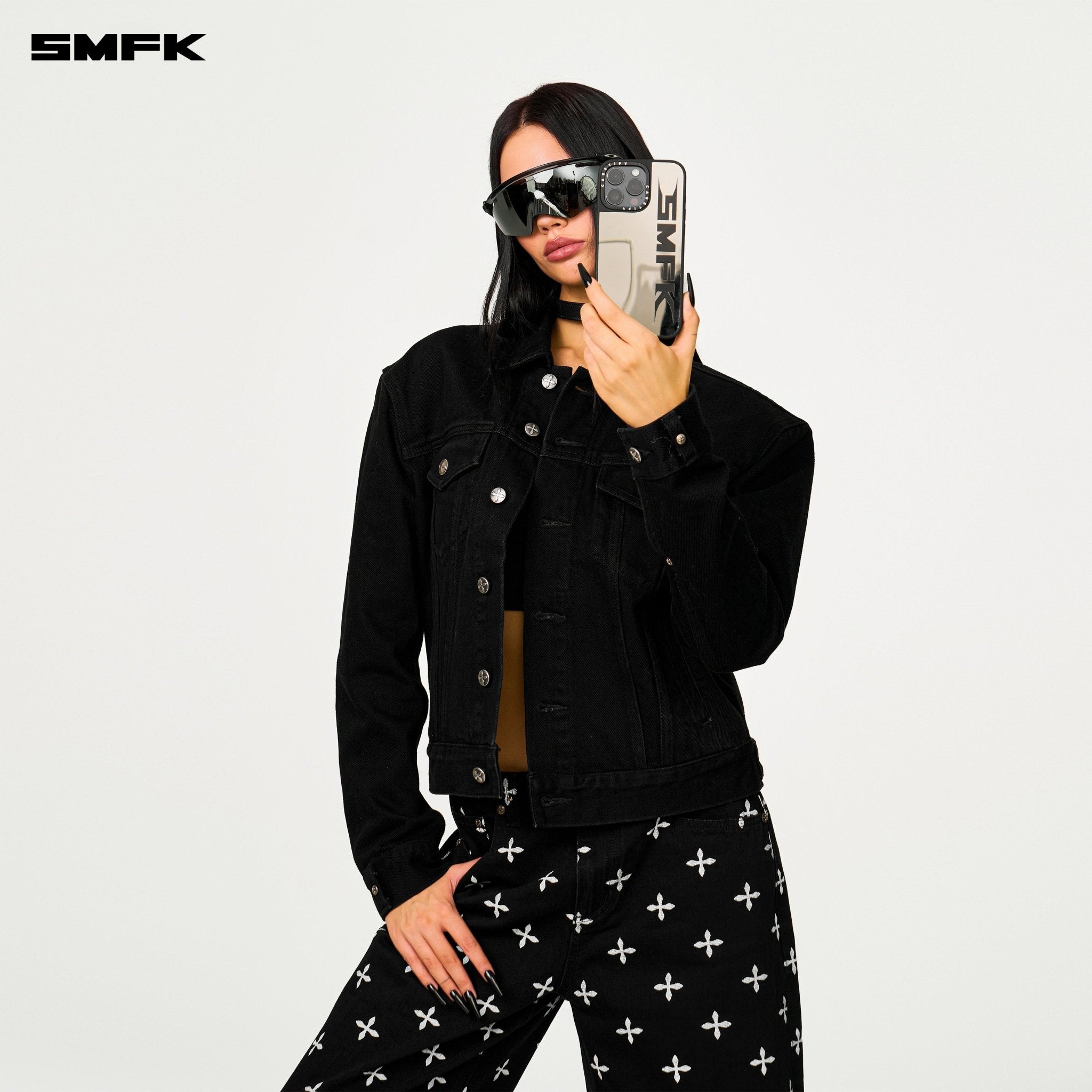SMFK SMFK X CASETIFY Future Ripple Phone Case In Silver | MADAX