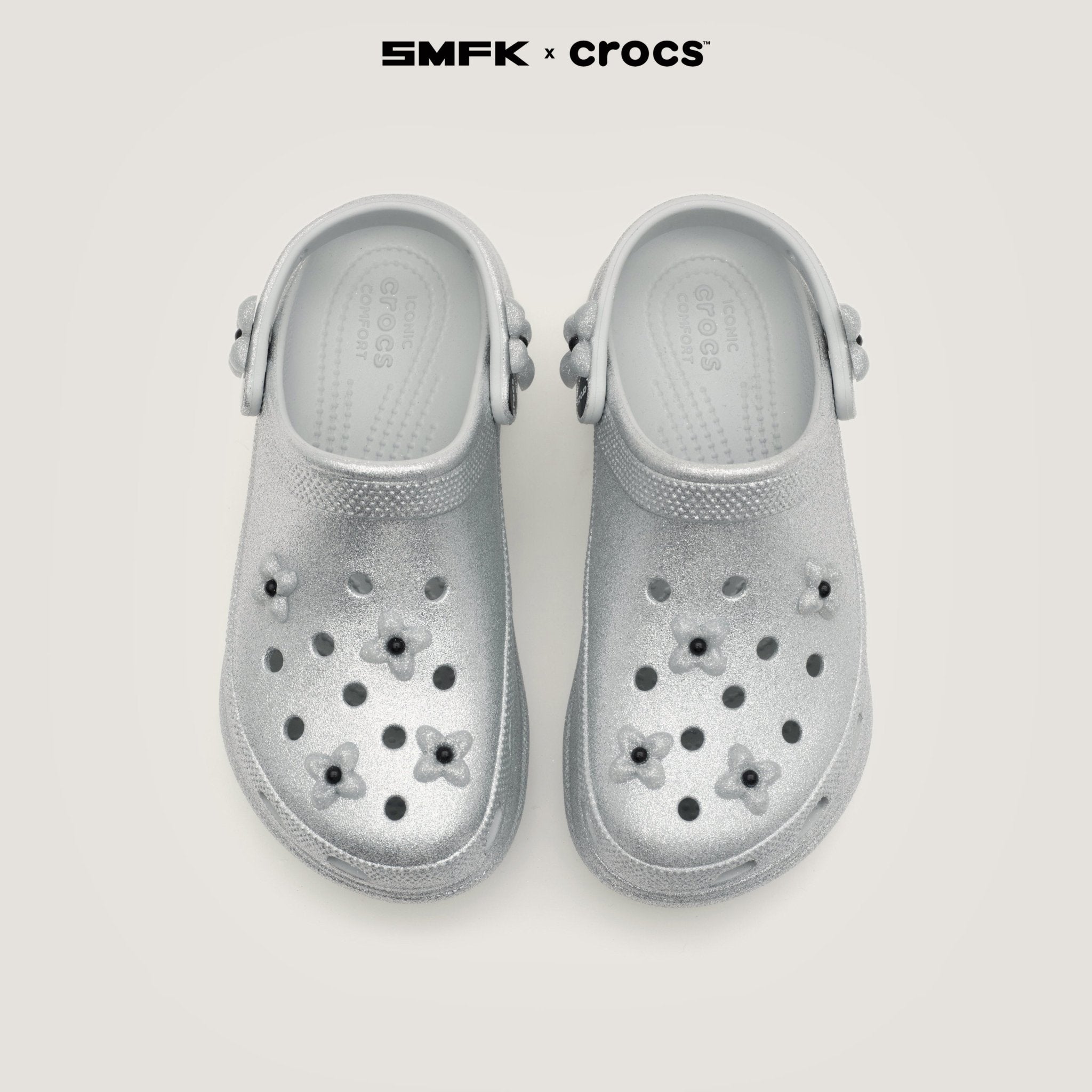 SMFK X CROCS Bae Clog In Silver | MADAX