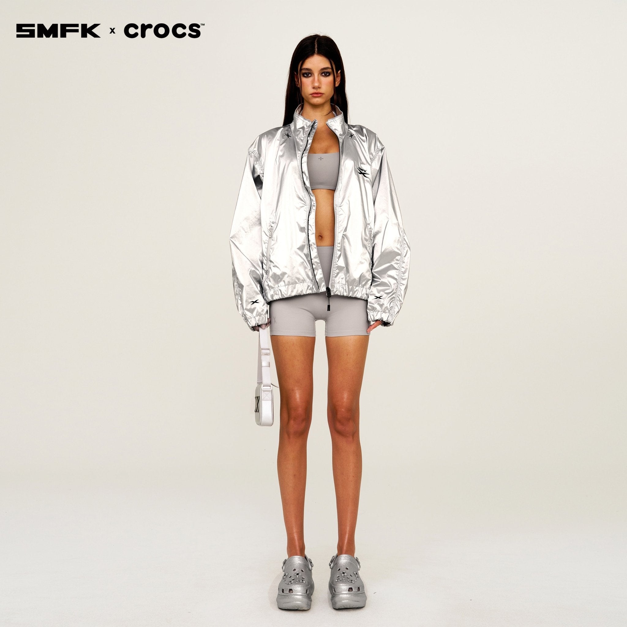 SMFK X CROCS Bae Clog In Silver | MADAX