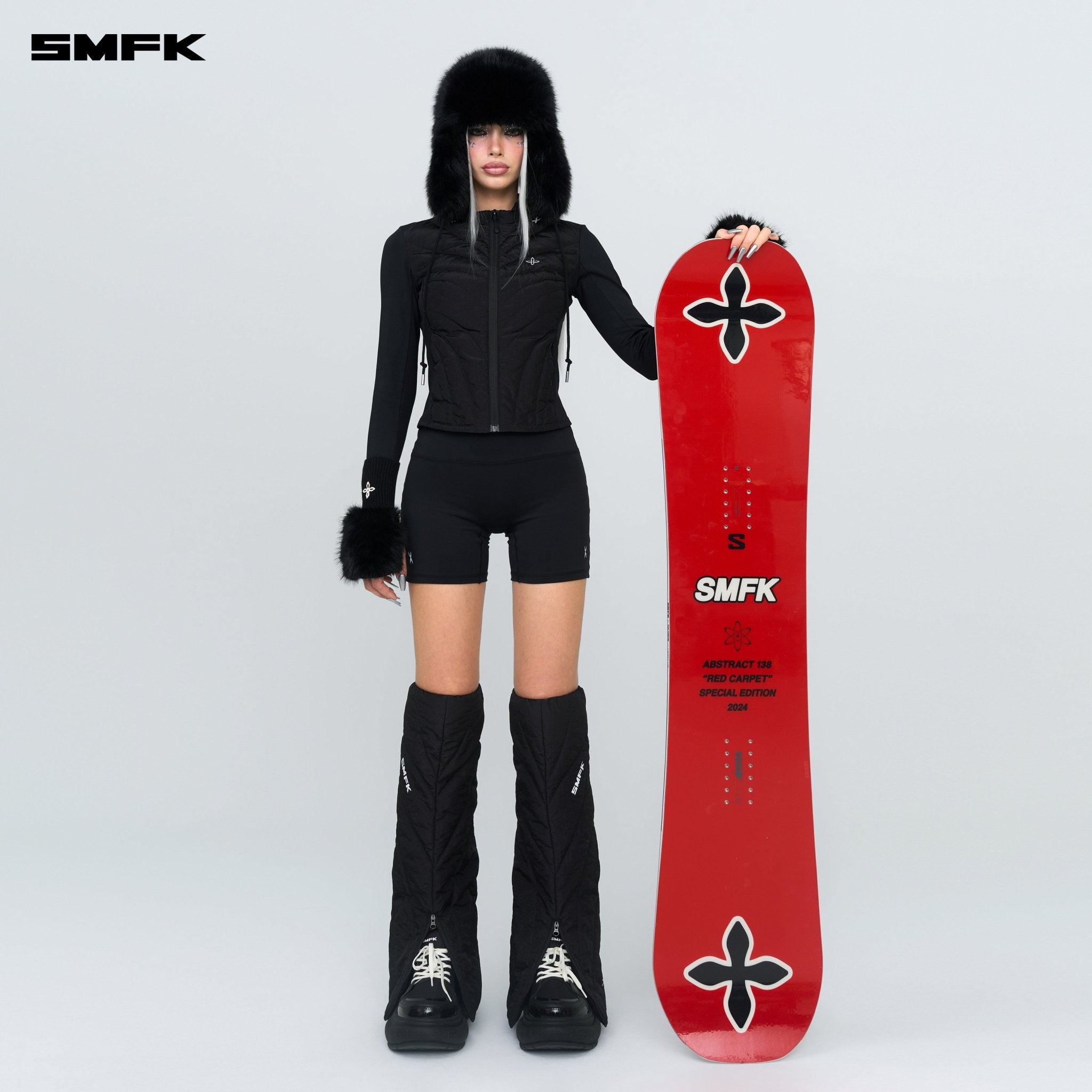 草*剣様 Salomon スノーボードブーツ ブラック&ブーツバッグ赤 SMFK X SALOMON Snow Board ABSTRACT RED CARPET | MADAX
