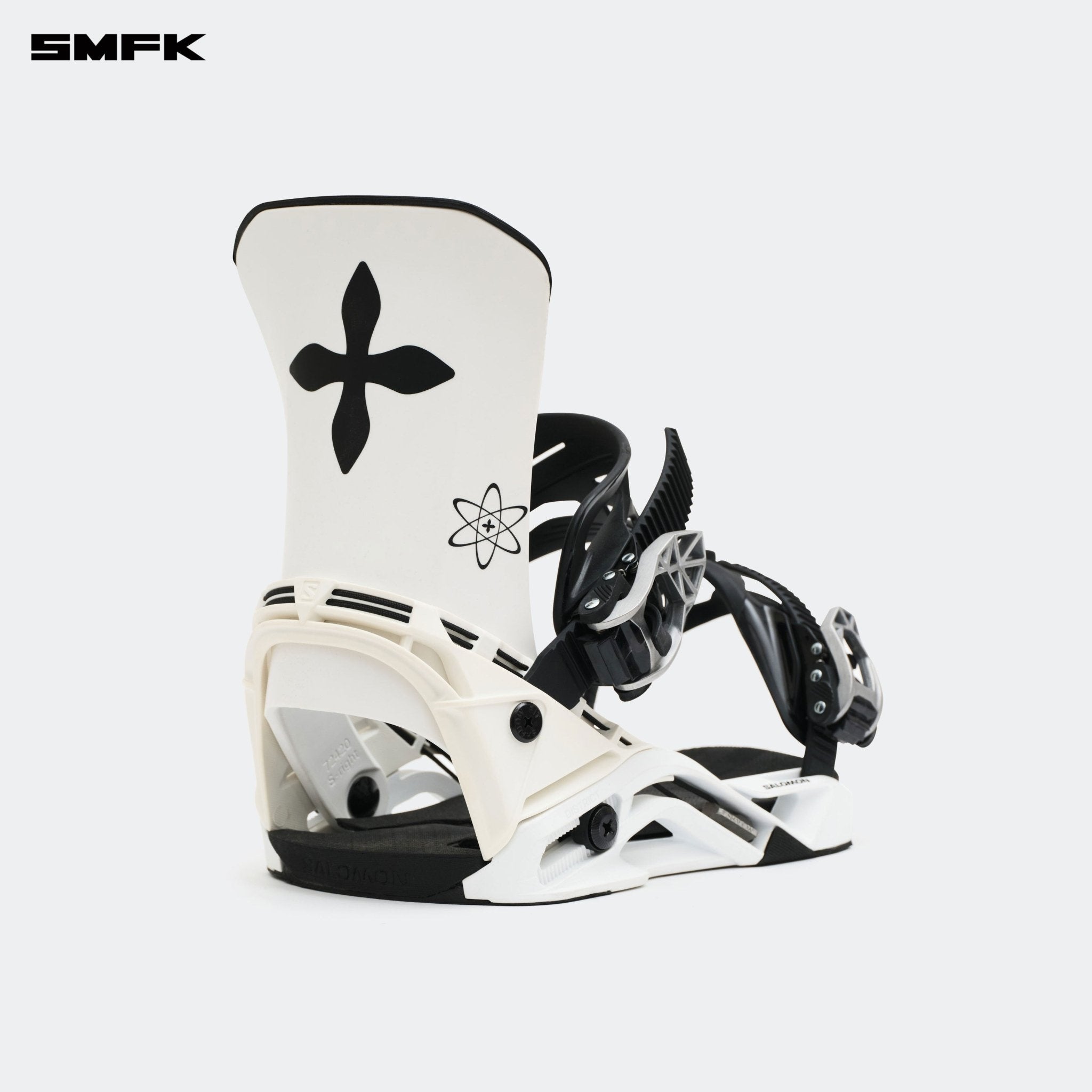 SMFK X SALOMON スノーボードバインディング ホワイト COMPASS | MADAX
