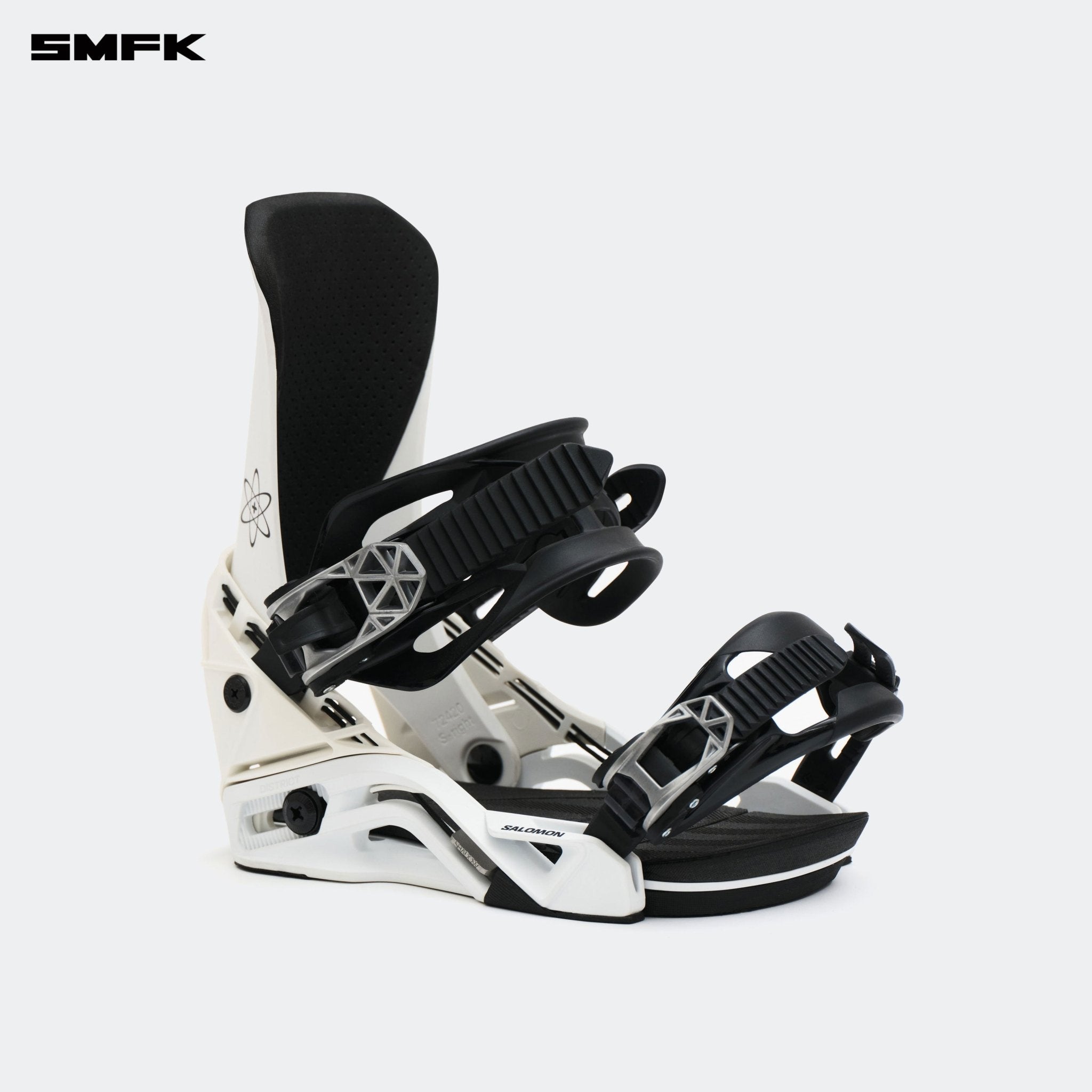 SMFK X SALOMON スノーボードバインディング ホワイト COMPASS | MADAX