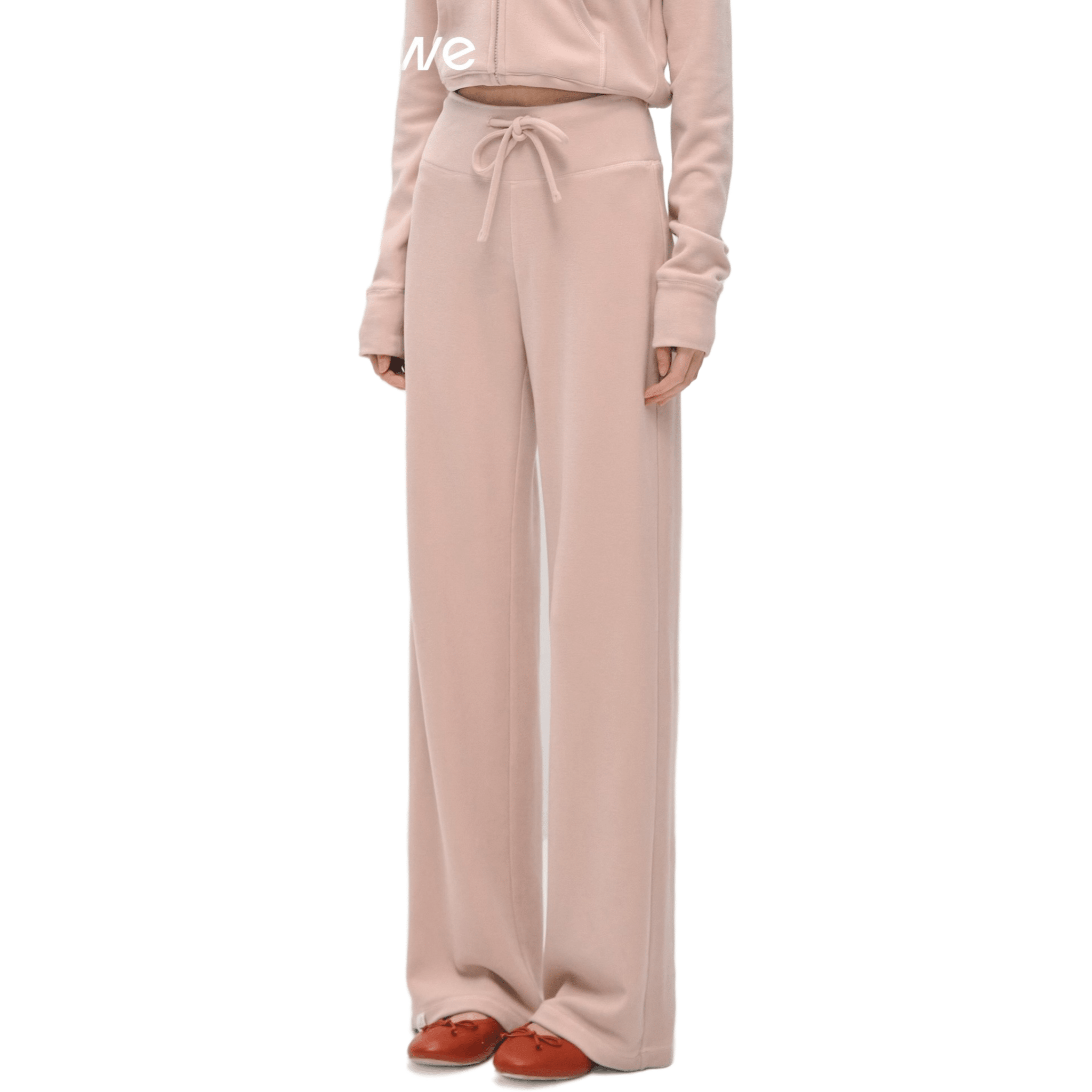 SOMESOWE Soft and Fluffy Casual Sweatpants in Pink | MADAX