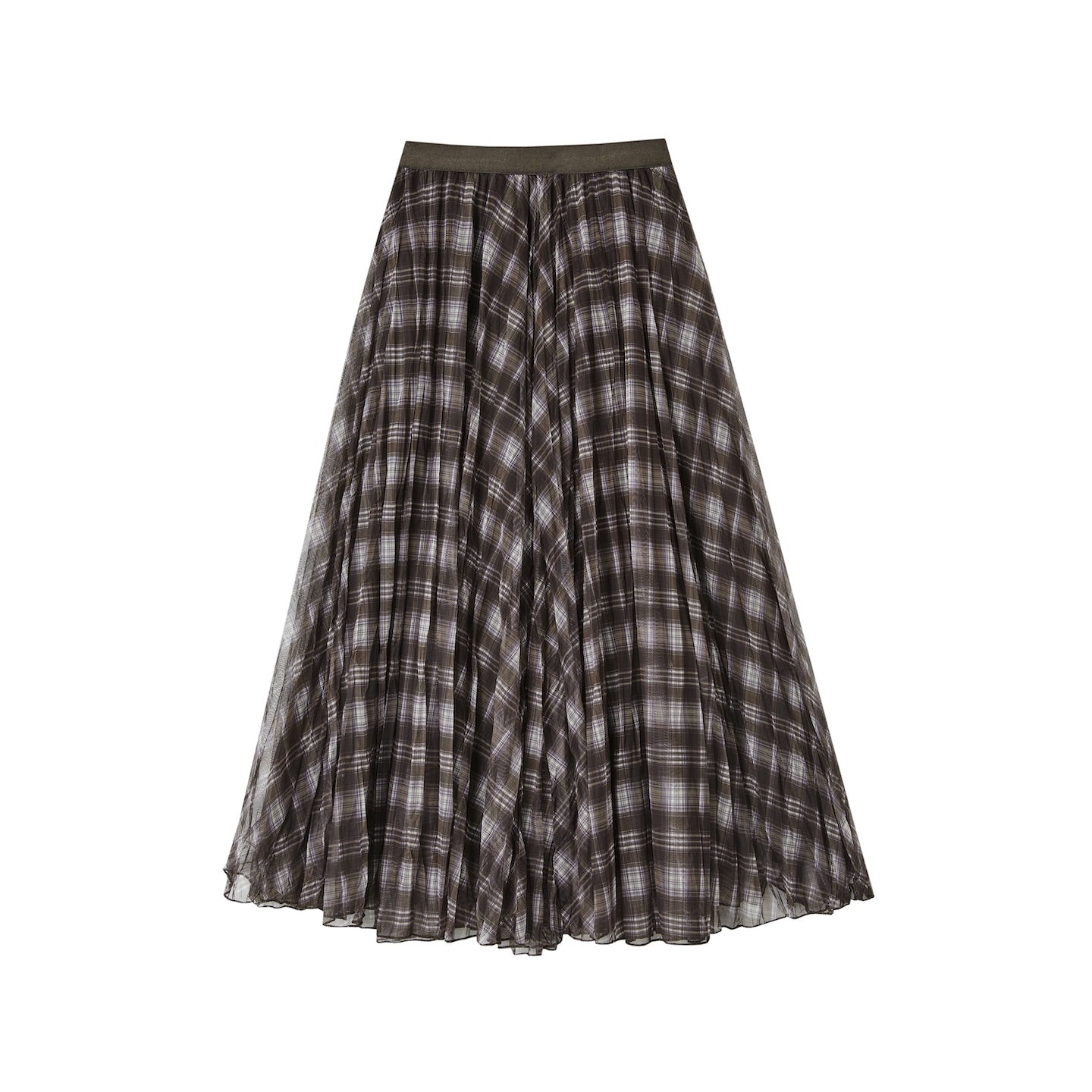 SOMESOWE Soft Mist Multi - layer Fairy Tulle Skirt In Plaid | MADAX