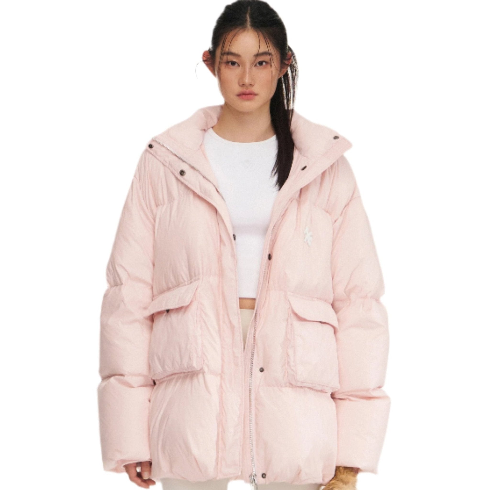 NAWS Space Down Jacket In Pink | MADAX