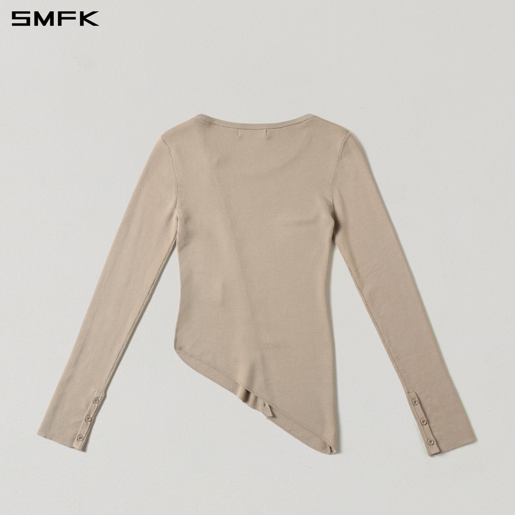 SMFK Spiral Knit Cardigan in Skin Tone | MADAX