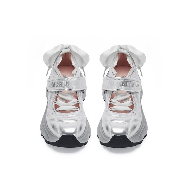 Sugar Su Sports Barre Mary Jane Shoes Silvery | MADAX