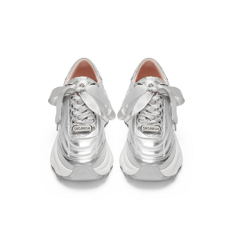 Sugar Su Sports Style De Training Thick Sole Shoes Silvery | MADAX