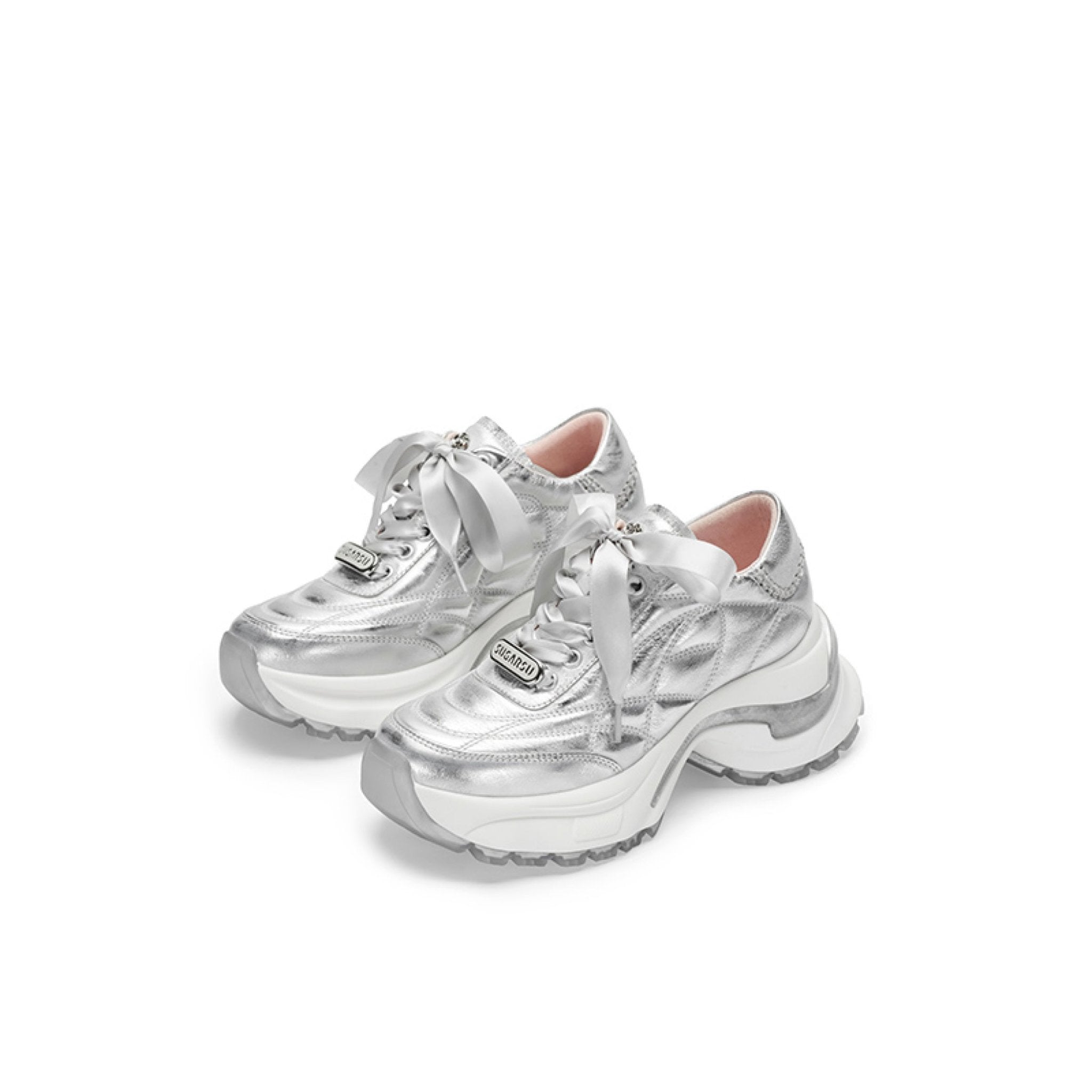 Sugar Su Sports Style De Training Thick Sole Shoes Silvery | MADAX