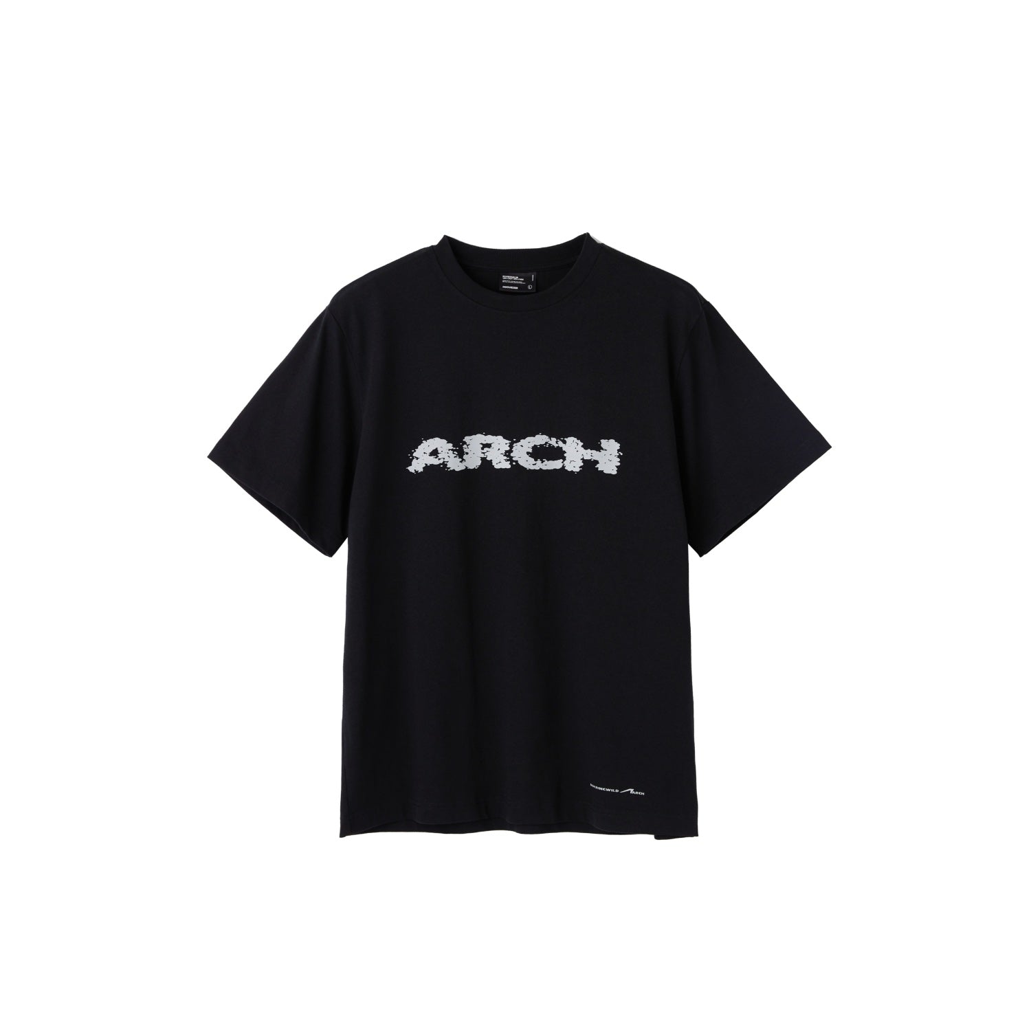 ARCH Spray Painted Logo Short Sleeve T - shirt In Black | MADA IN CHINA