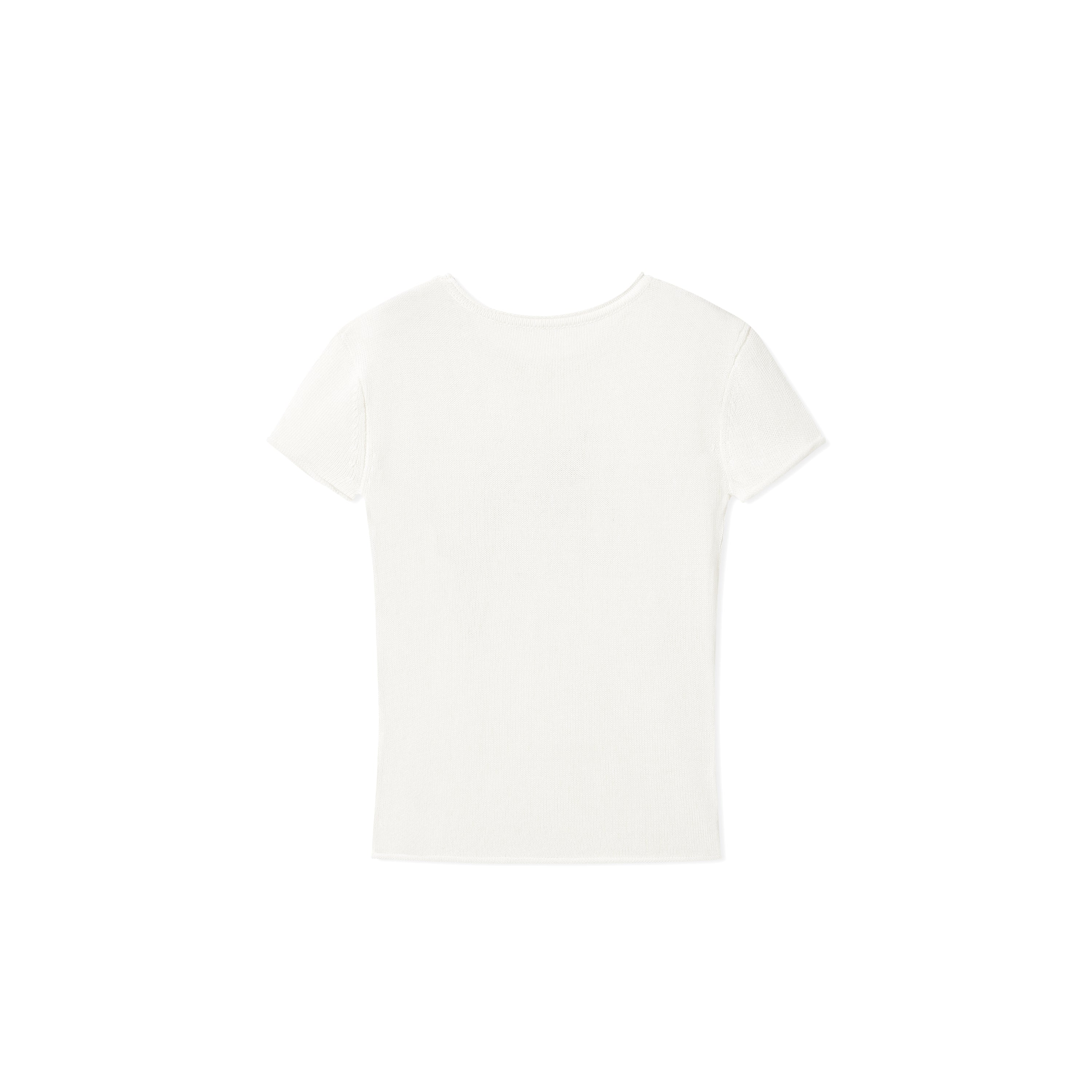 Fireworks Knitted T-shirt in White