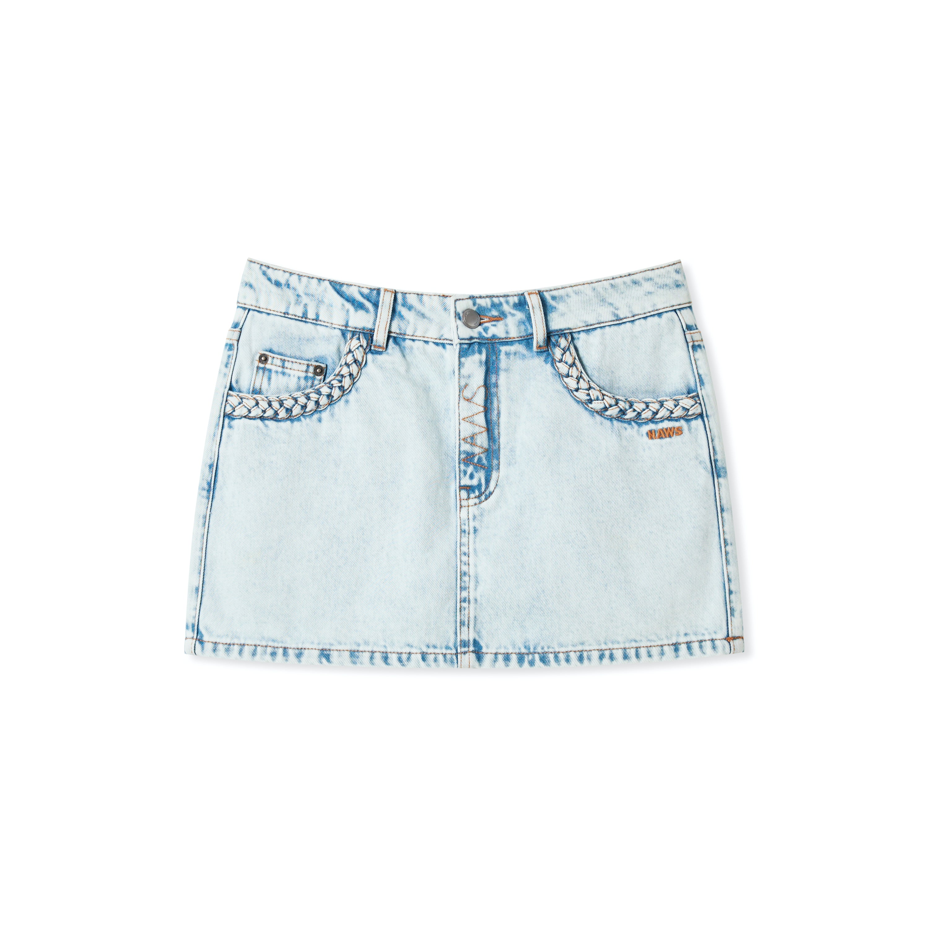 Blue wheat Denim Skirt
