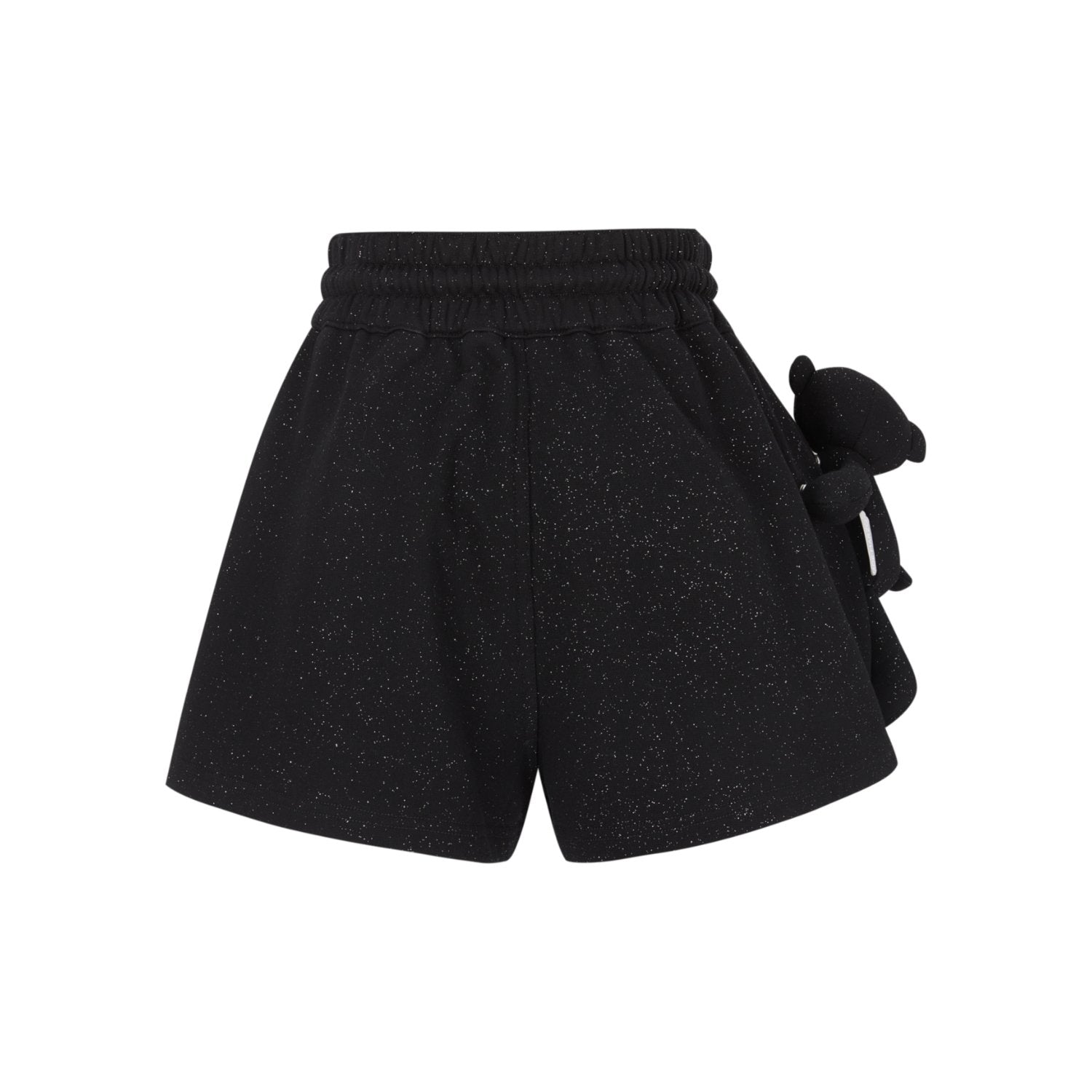 13DE MARZO Star Sand Shorts In Black | MADAX