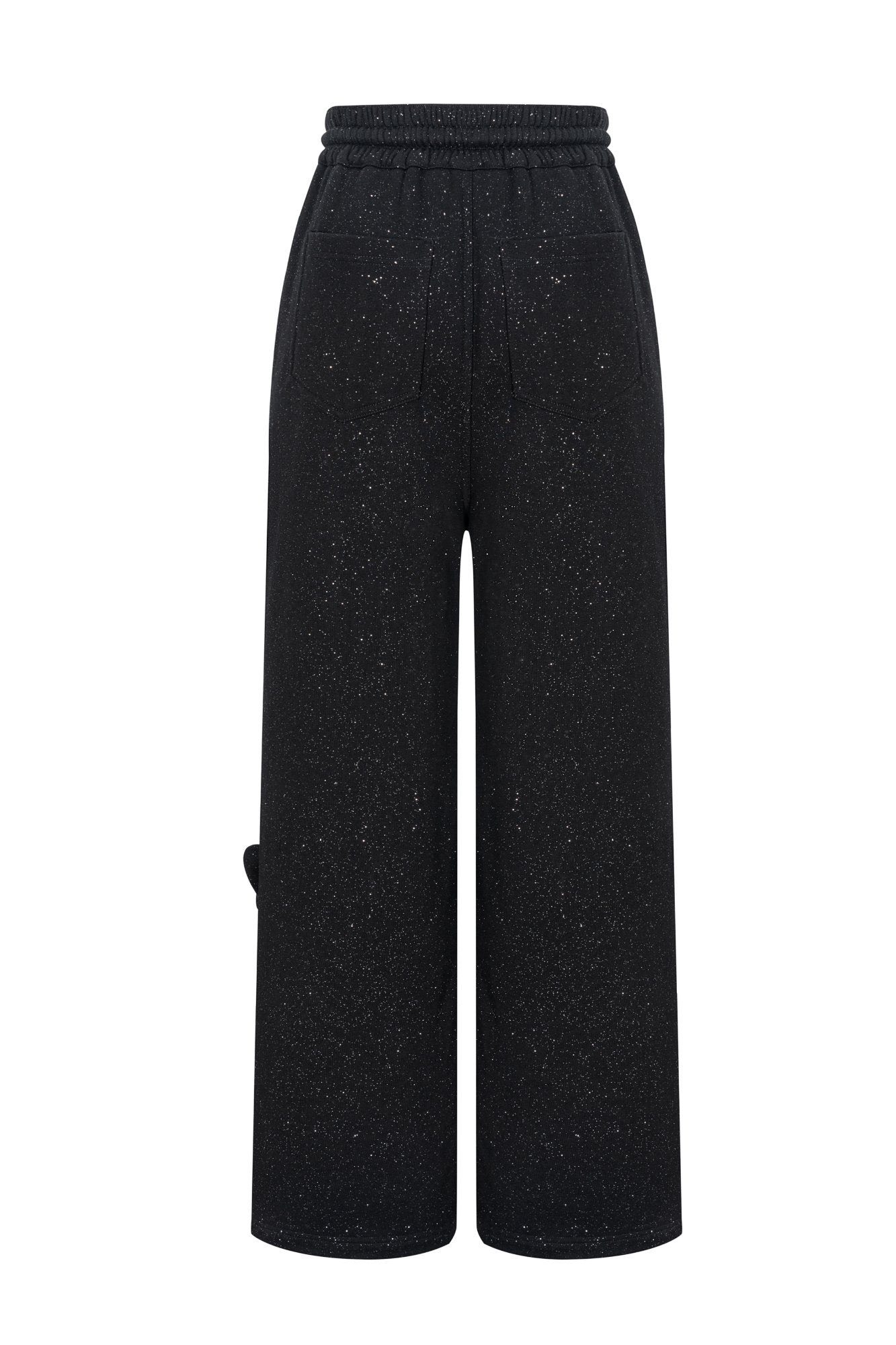 13DE MARZO Star Sand Sweatpants In Black | MADAX