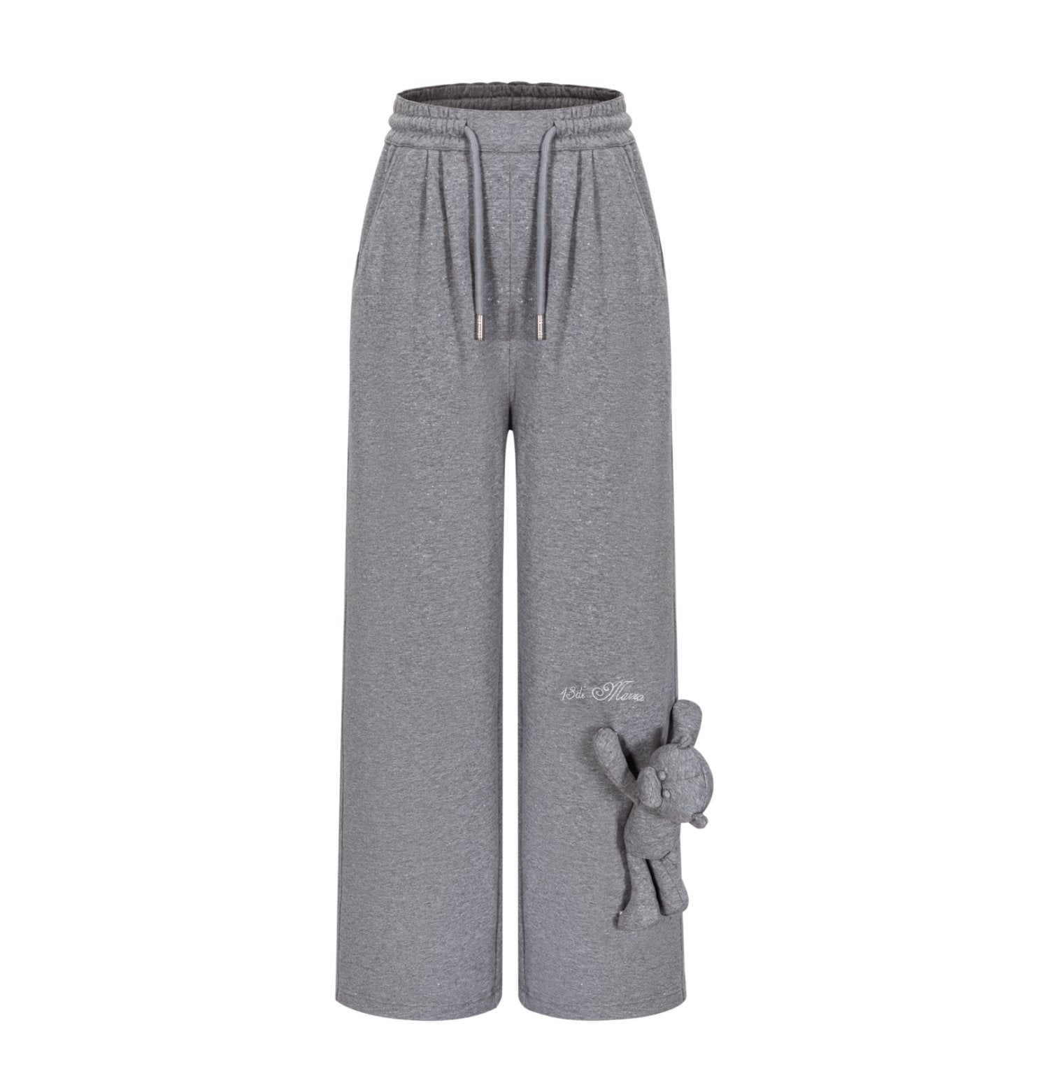 13DE MARZO Star Sand Sweatpants In Gray | MADAX