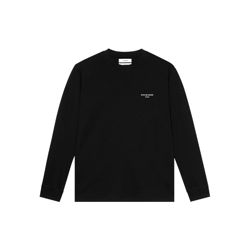 UNAWARES Stereoscopic Toothbrush Logo Long Sleeve T-shirt In Black | MADAX