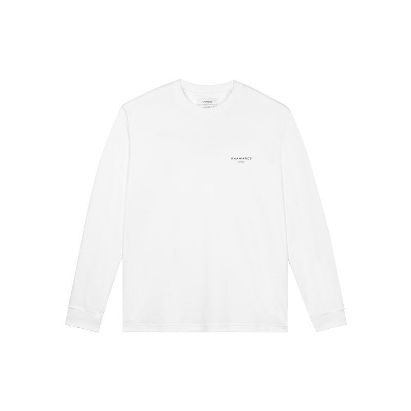 UNAWARES Stereoscopic Toothbrush Logo Long Sleeve T-shirt In White | MADAX