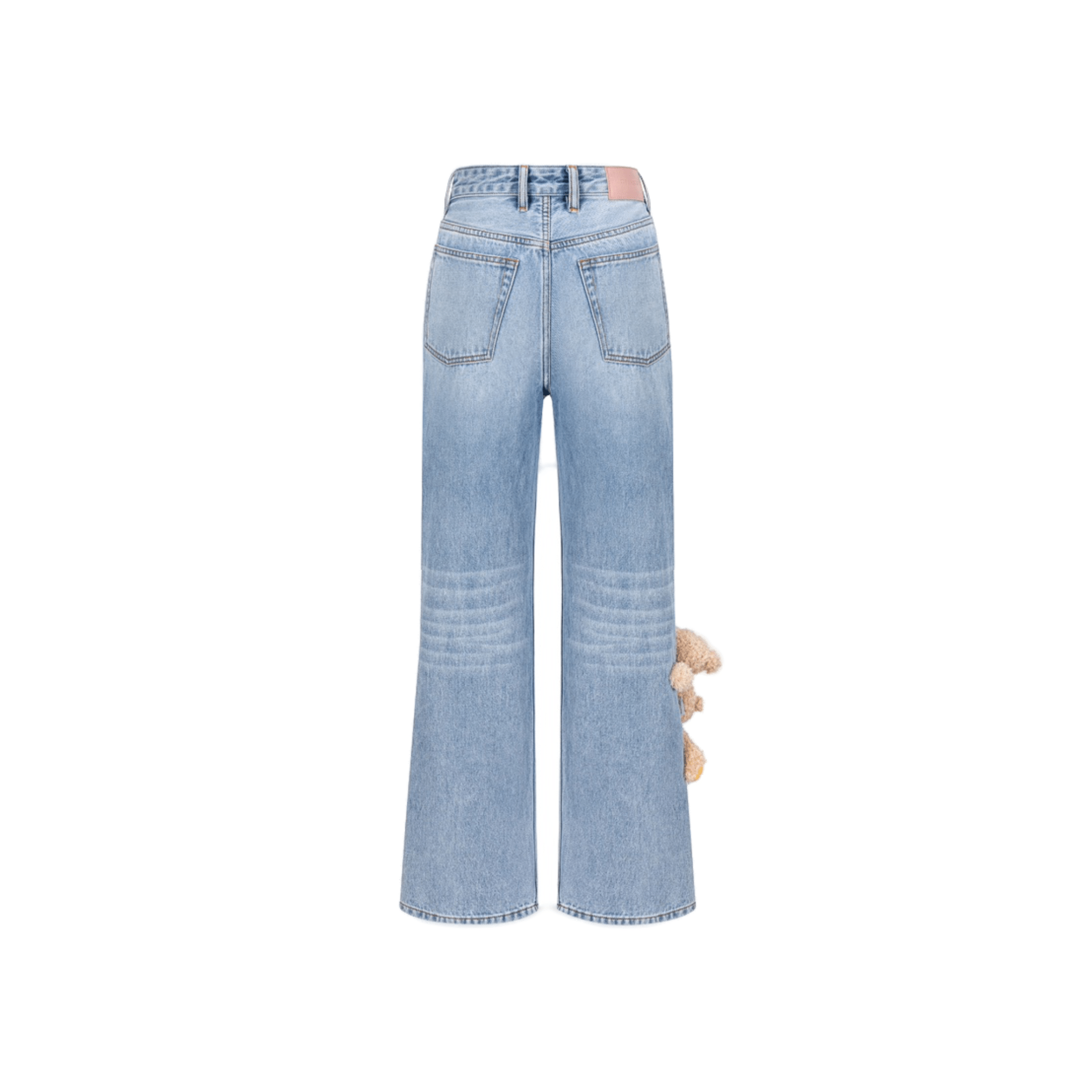 13DE MARZO Straight - leg Jeans in Blue | MADAX