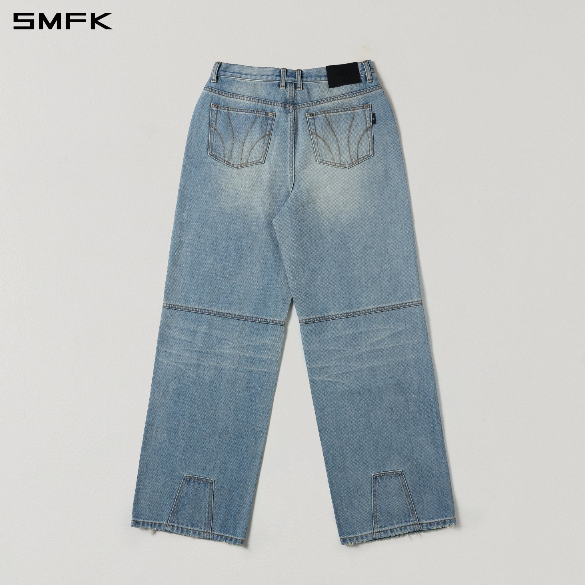 SMFK Straight Leg Jeans in Blue | MADAX