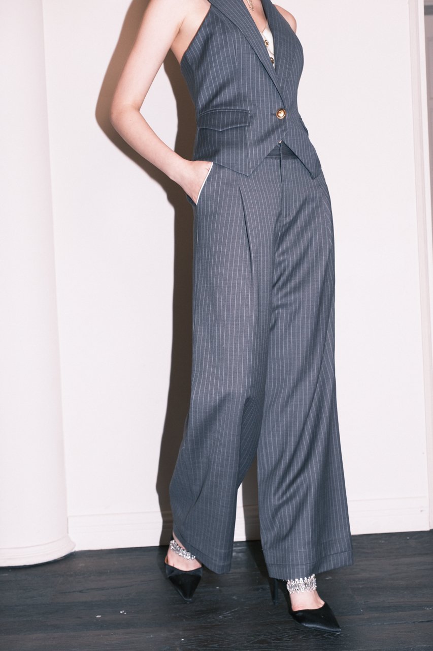 DIANA VEVINA Straight Leg Suit Pants | MADA IN CHINA