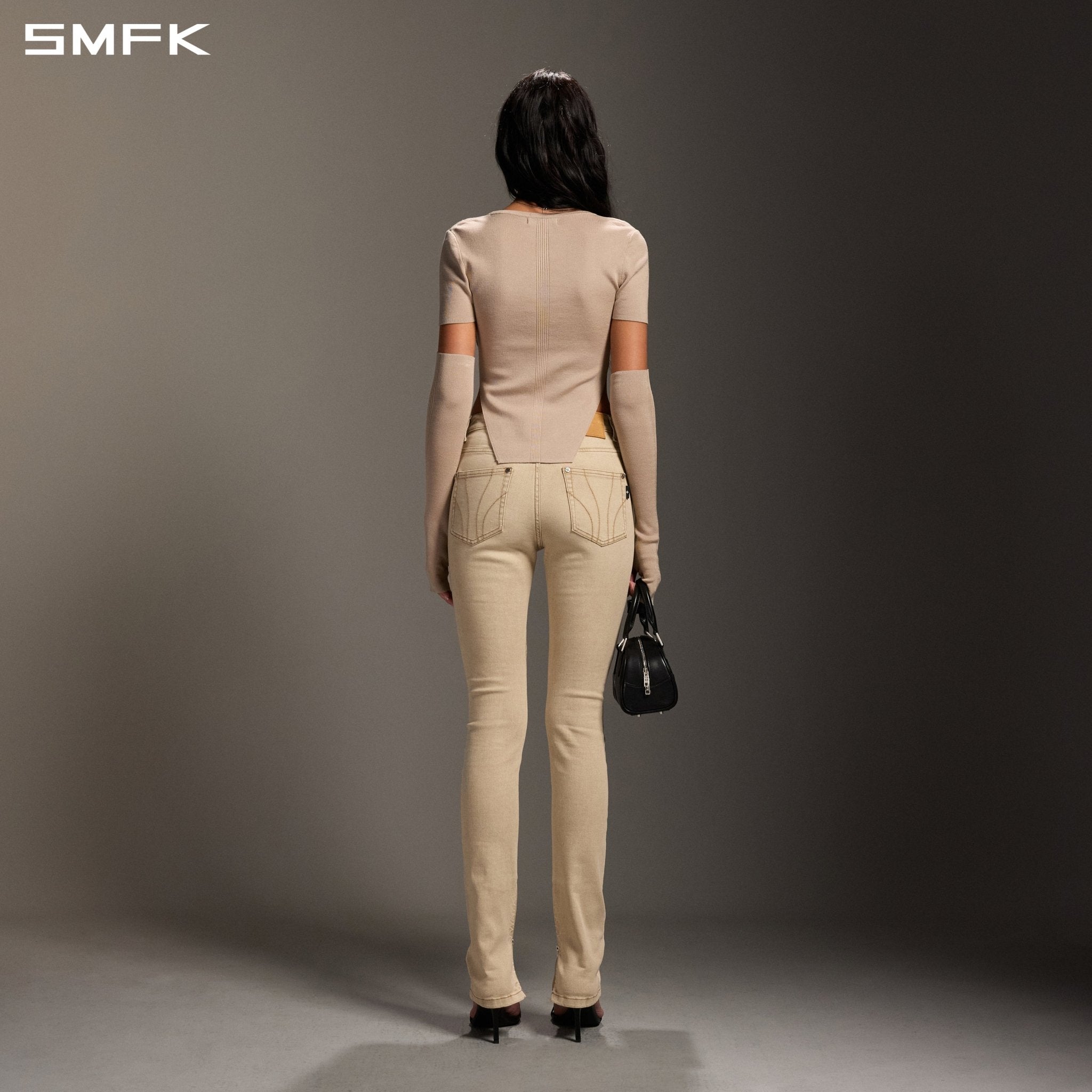 SMFK Stretch Extra Long Zipper Skinny Jeans | MADAX