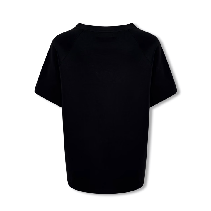 NOT FOR US Sun Puppy Print Short Sleeve in Black | MADAX