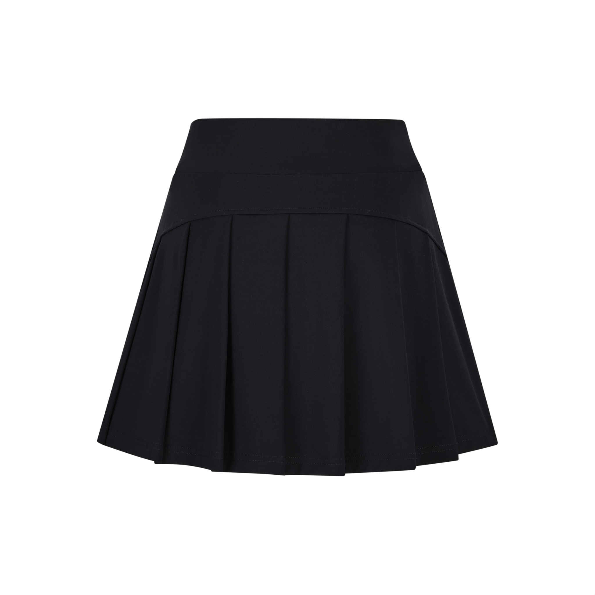 13DE MARZO Sunburn Bear Ice Pleated Skirt in Black | MADAX