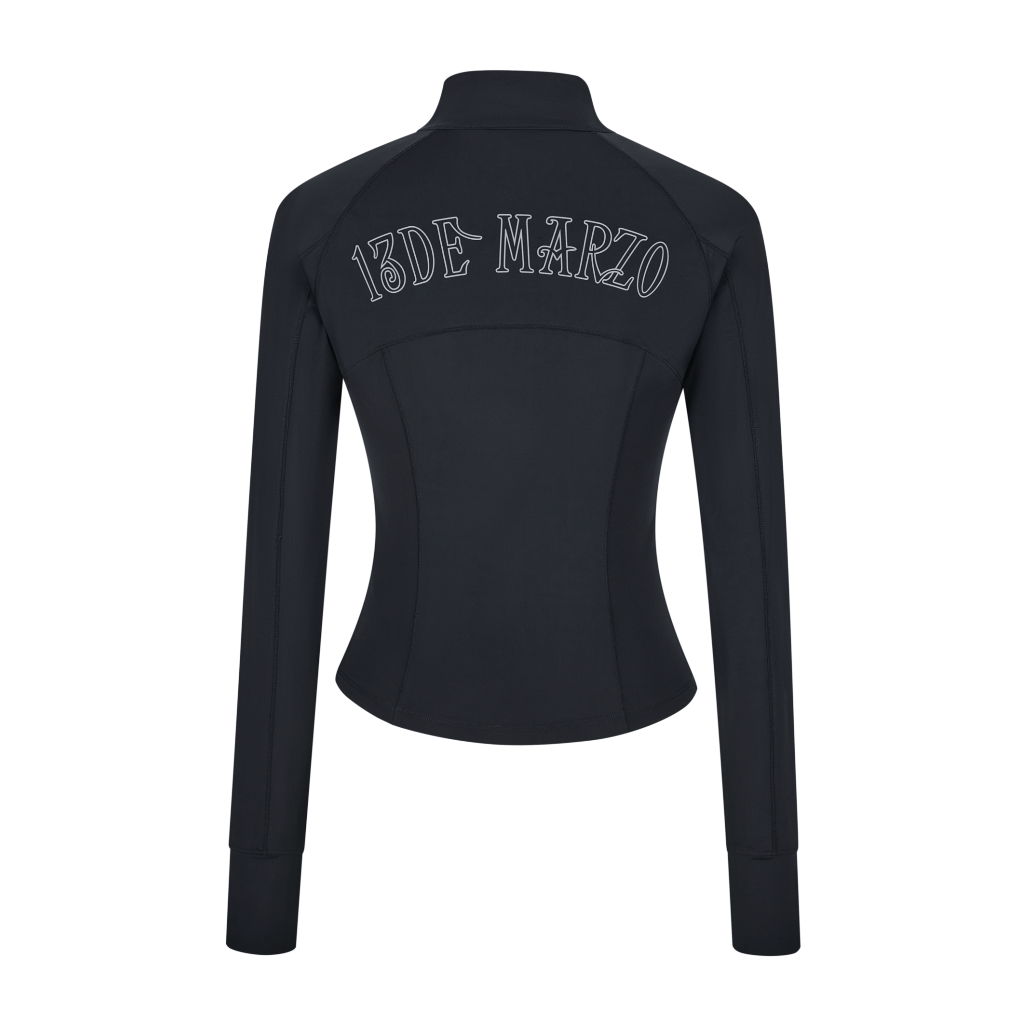 13DE MARZO Sunburn Bear Slim Sun Protection Suit in Black | MADAX