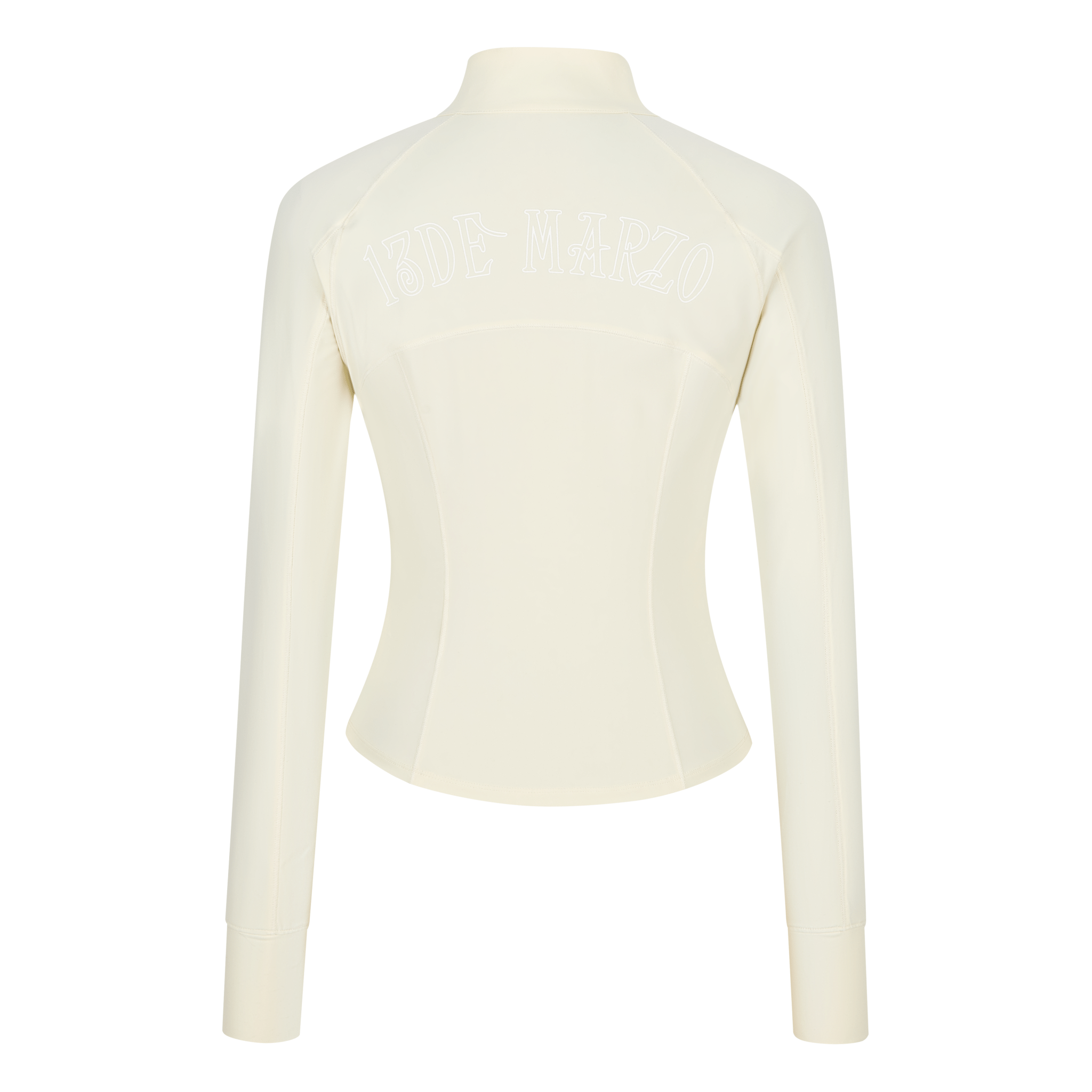 13DE MARZO Sunburn Bear Slim Sun Protection Suit in White | MADAX