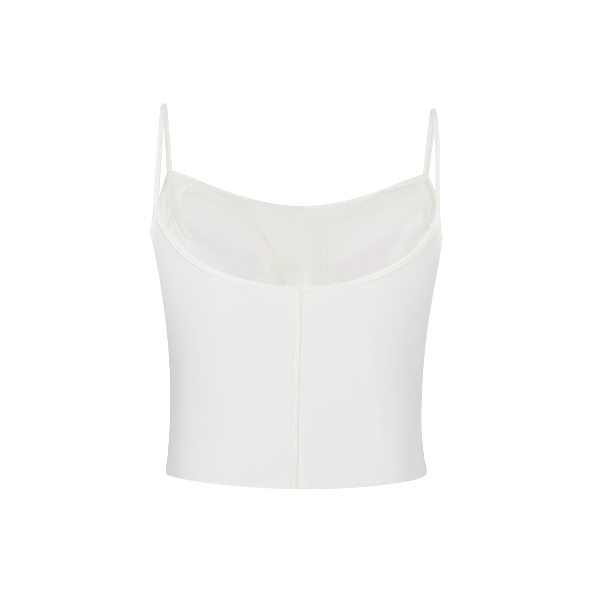 13DE MARZO Sunburn Bear Sling Camisole in White | MADAX