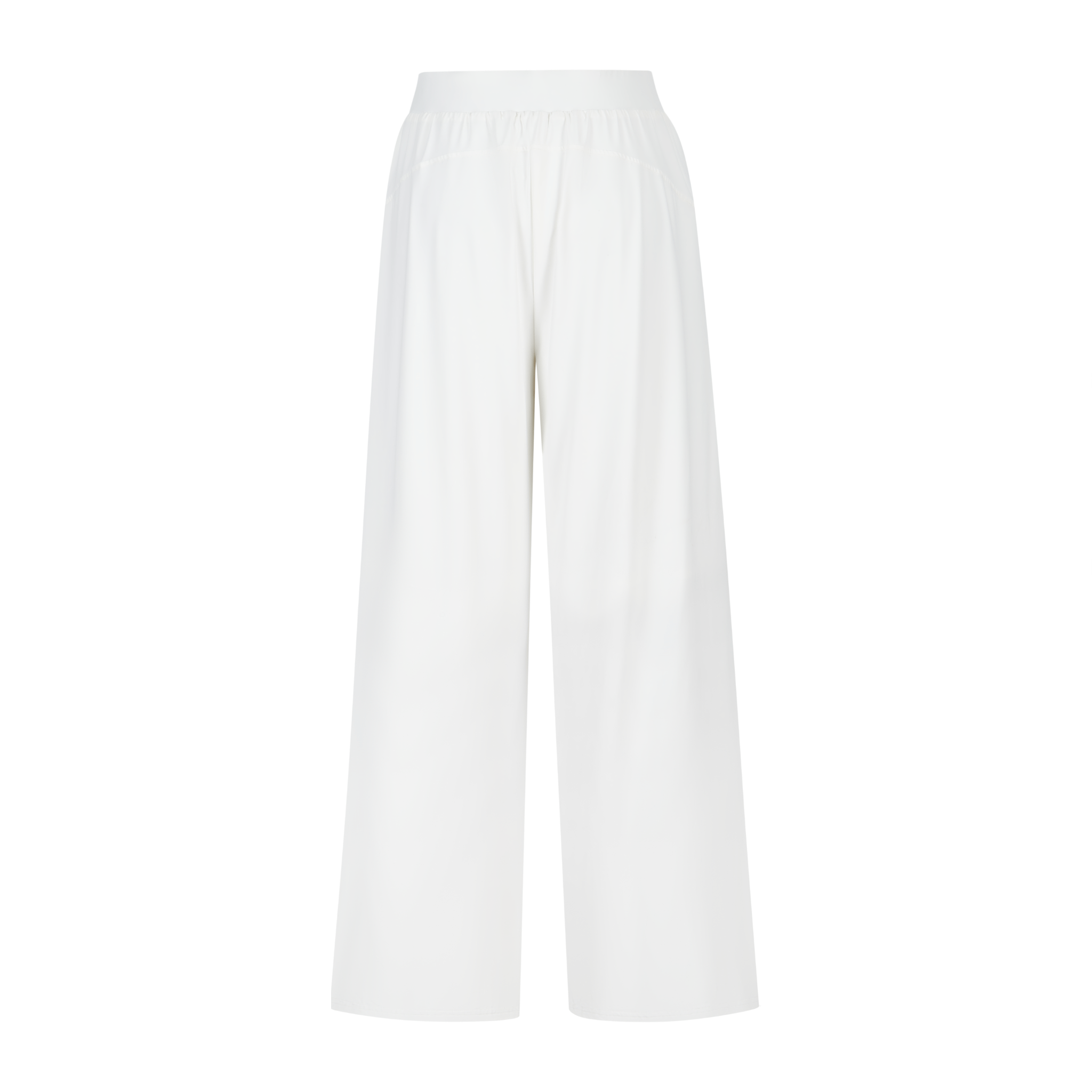 13DE MARZO Sunburn Bear Wide Leg Sun Protection Pants in White | MADAX