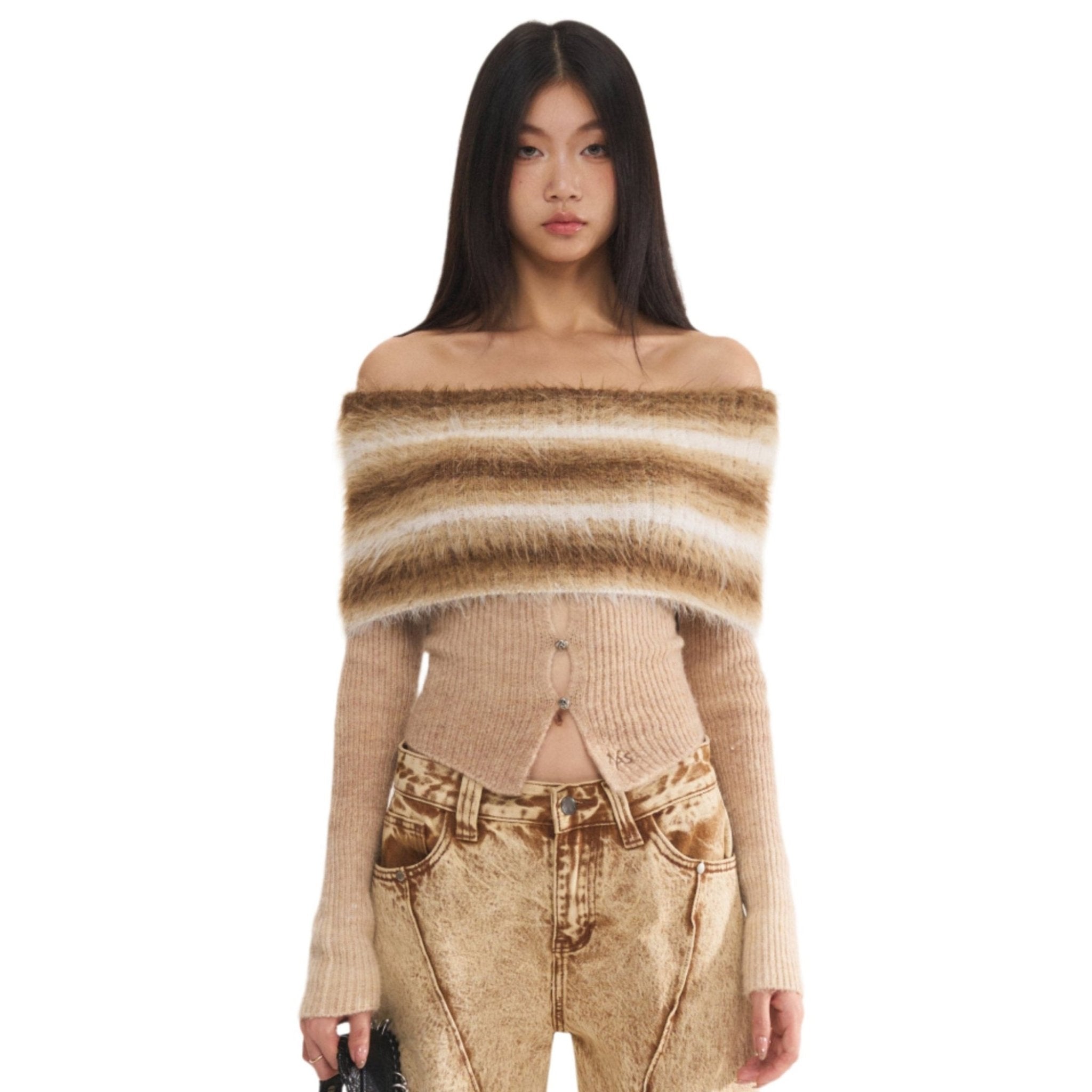 NAWS Sunset Knitwear Top | MADAX