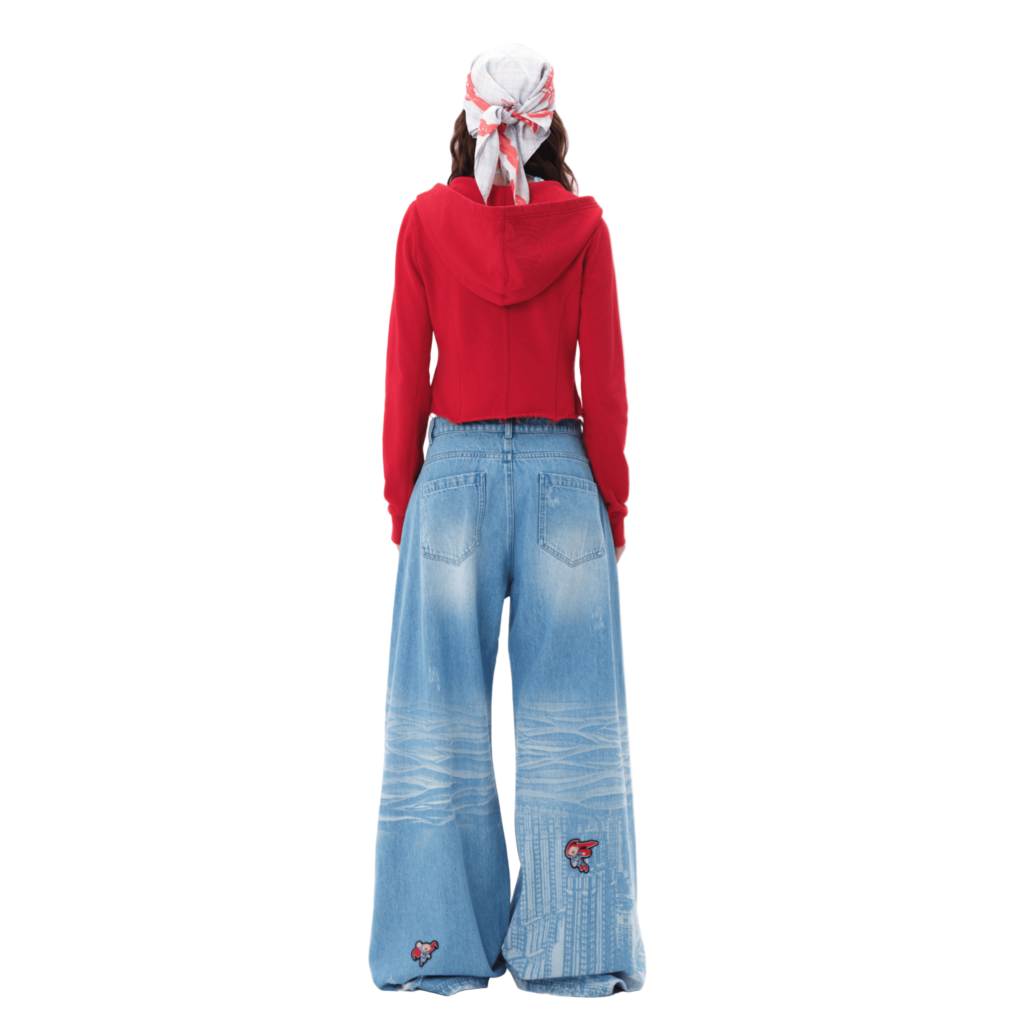 13DE MARZO Superman Bear City Guardian Jeans in Blue | MADAX