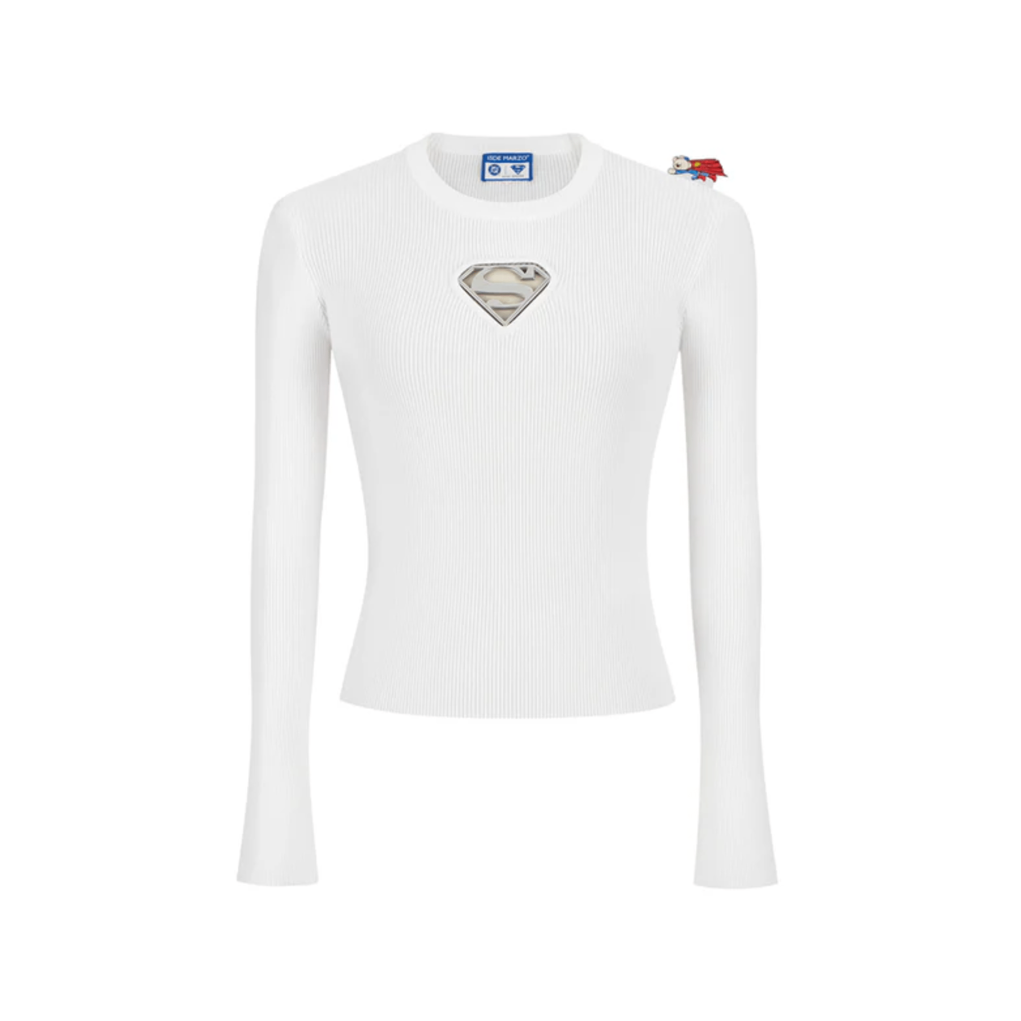 13DE MARZO Superman Bear Top in White | MADAX