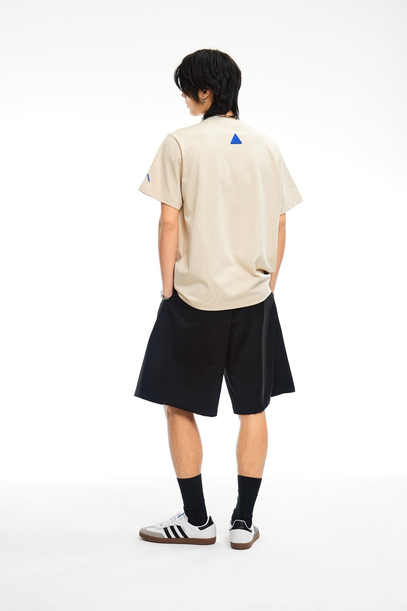 ARCH Symbol Logo Short Sleeve T - Shirt In Khaki | MADA IN CHINA