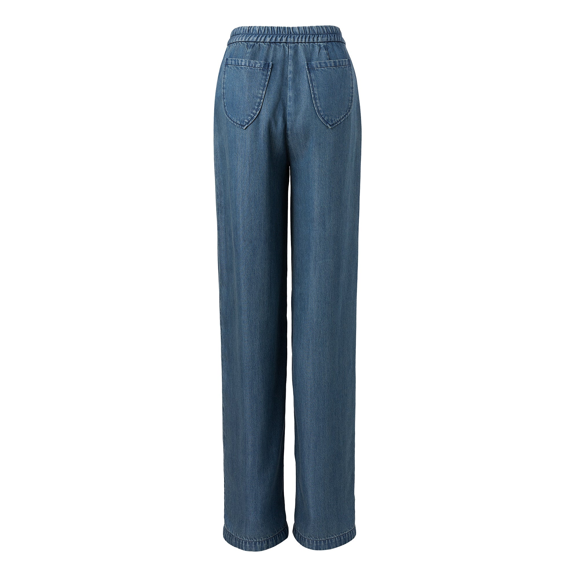 Ther. Tencel Denim Wide-leg Trousers | MADA IN CHINA