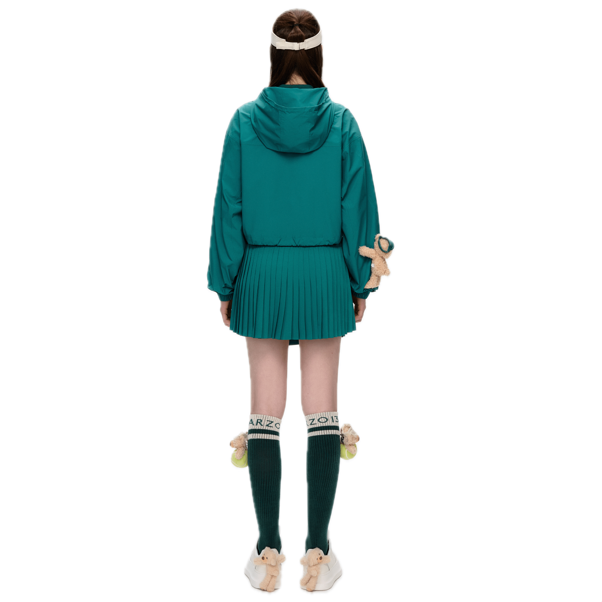 13DE MARZO Tennis Light Jacket in Green | MADAX