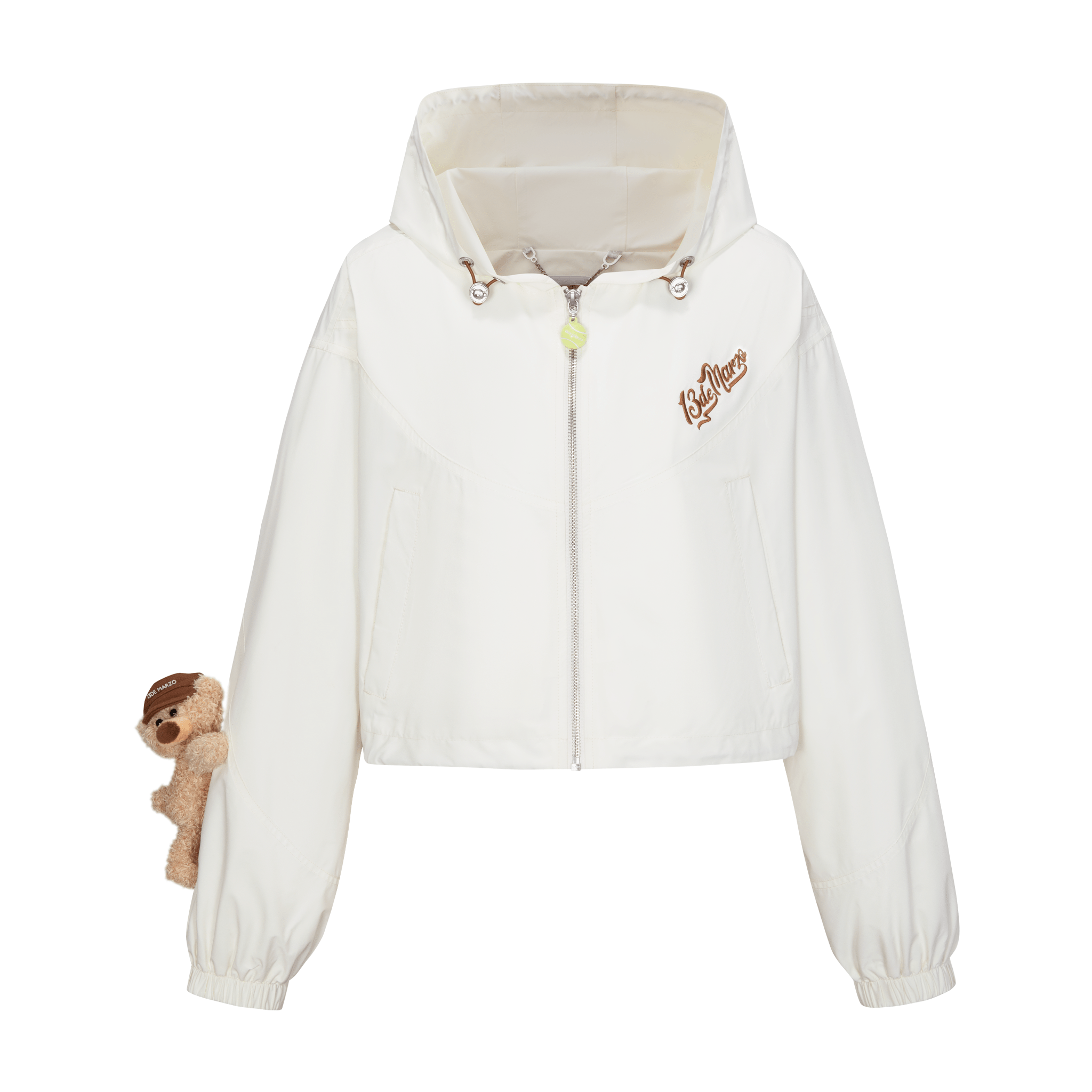 13DE MARZO Tennis Light Jacket in Off - White | MADAX