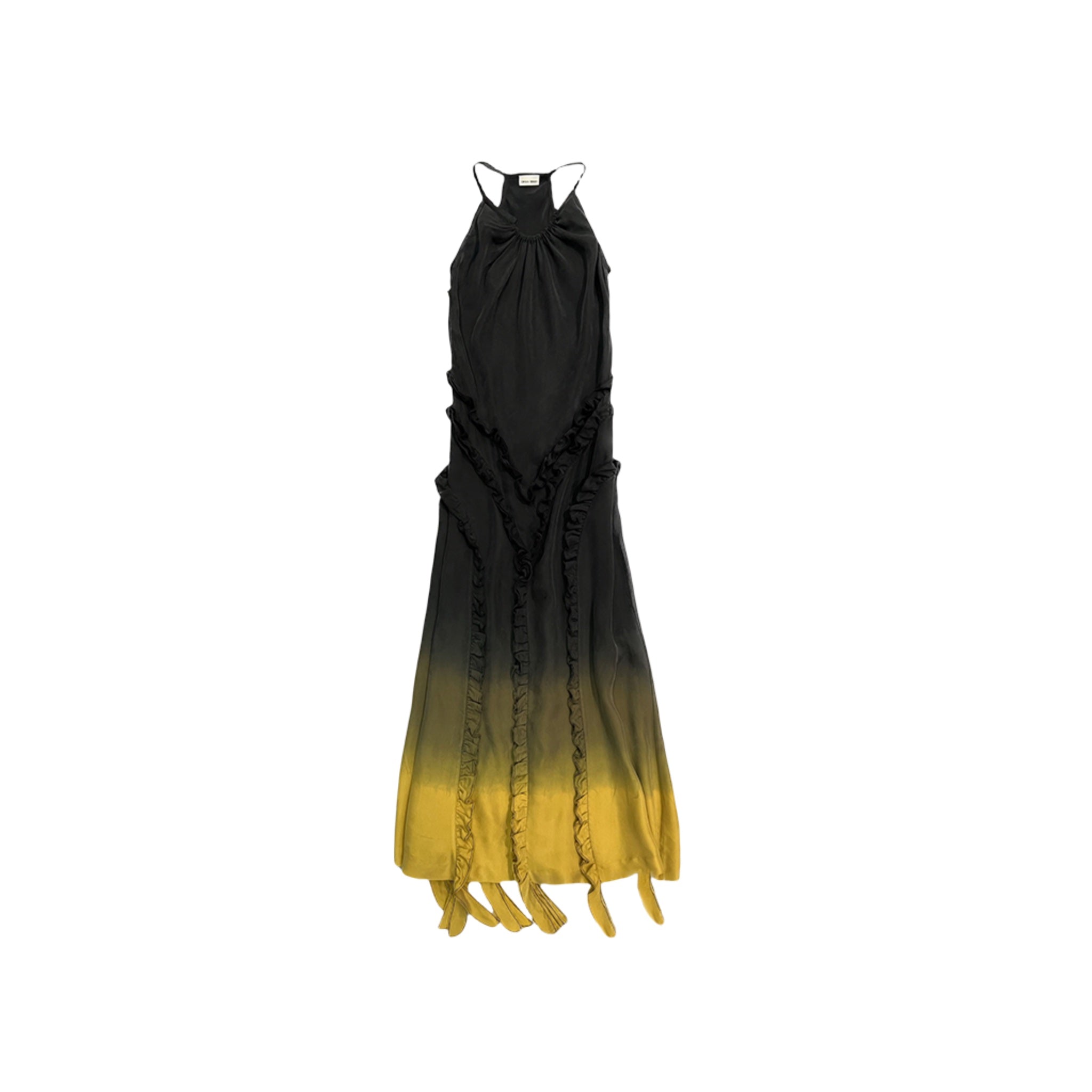 CPLUS SERIES Tie-dye Gradient Ruffled Slip Dress | MADA IN CHINA