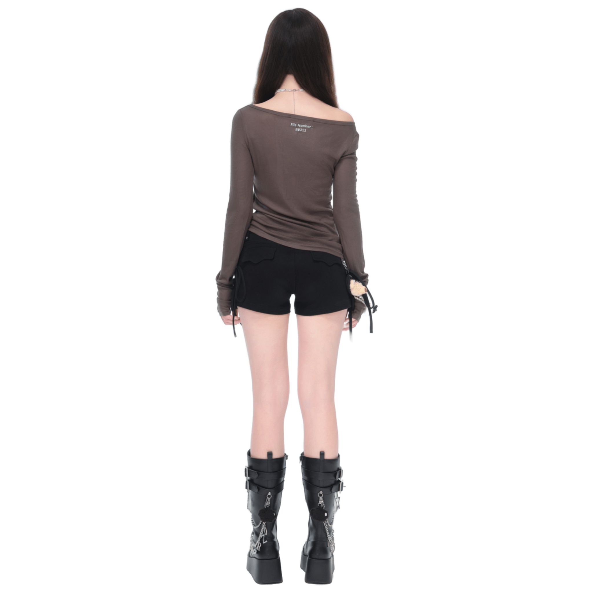 13DE MARZO Timeline Base Layer T-shirt in Gray | MADAX