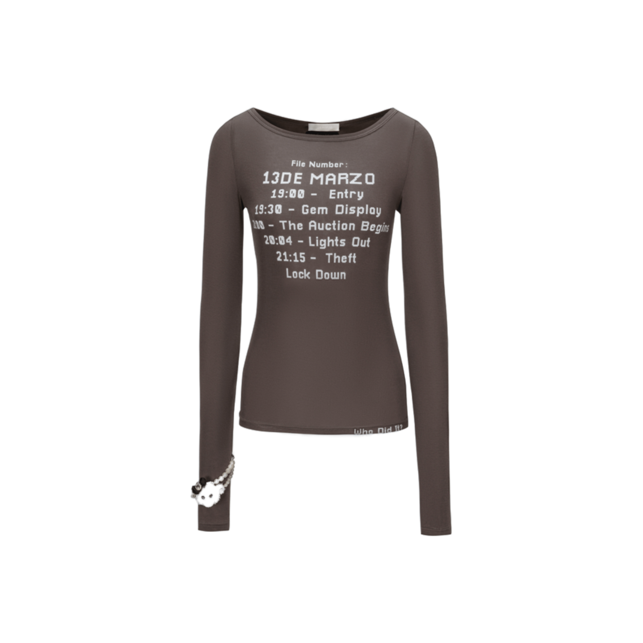 13DE MARZO Timeline Base Layer T-shirt in Gray | MADAX