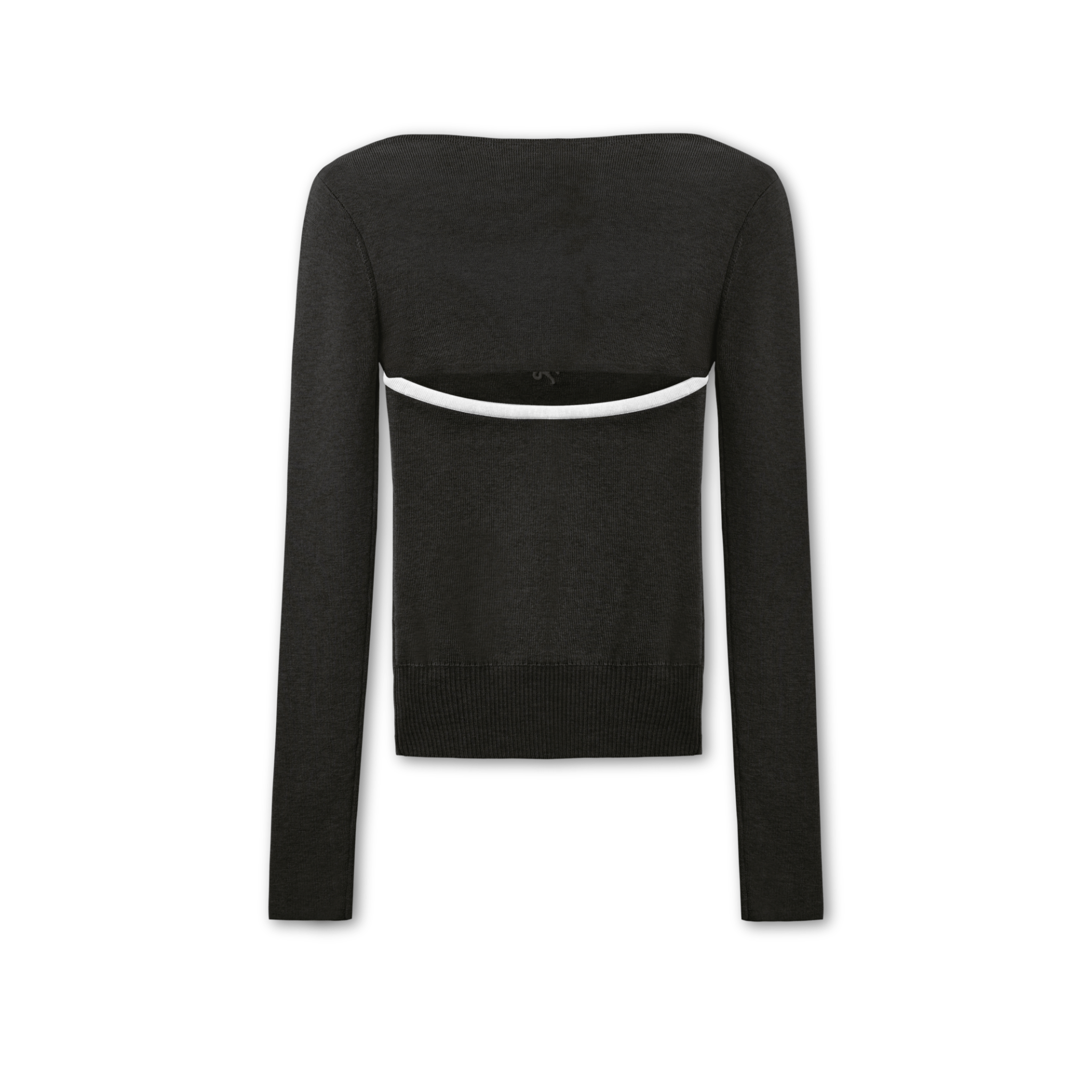 NAWS Torino Slim Fit Sweater in Black | MADAX