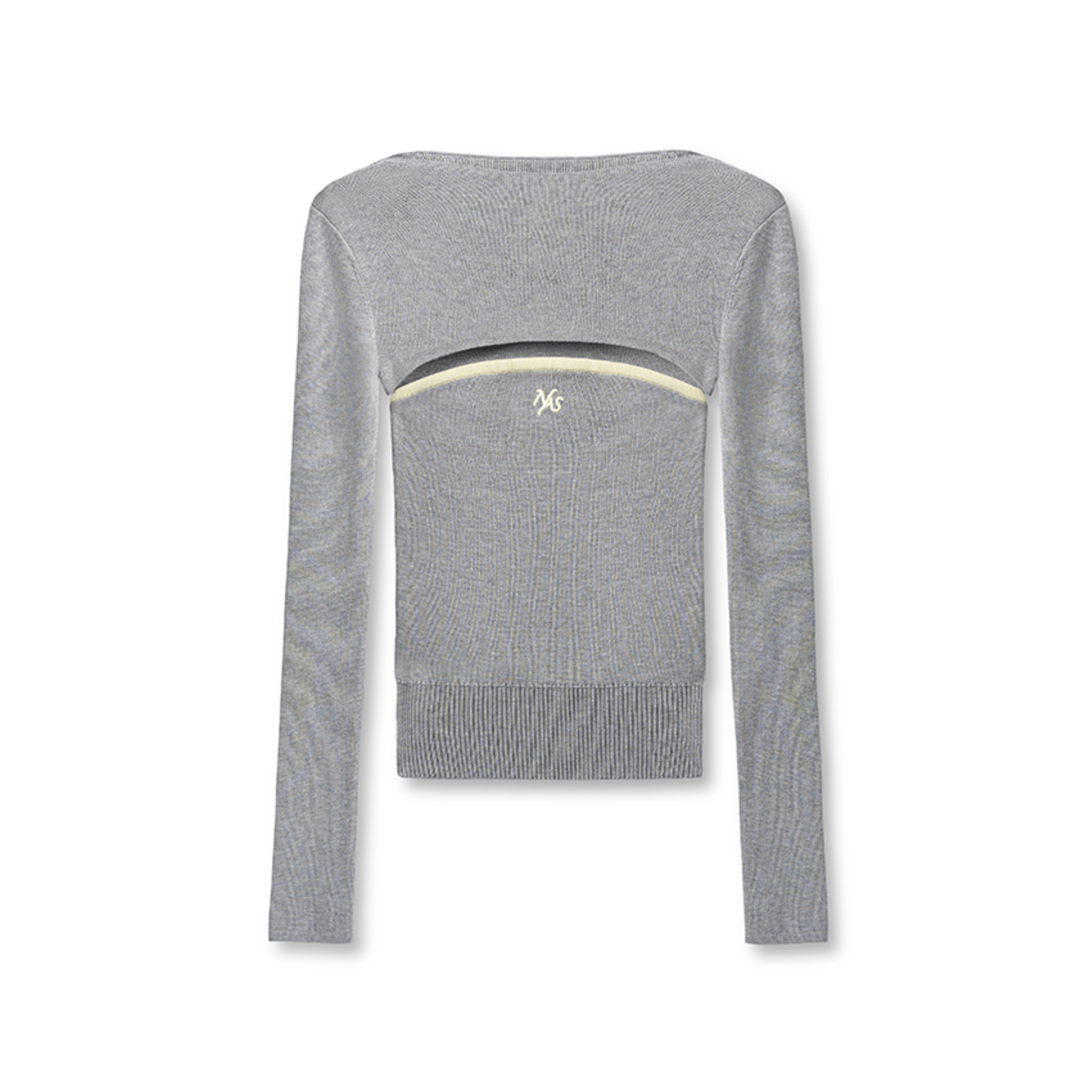 NAWS Torino Slim Fit Sweater in Grey | MADAX
